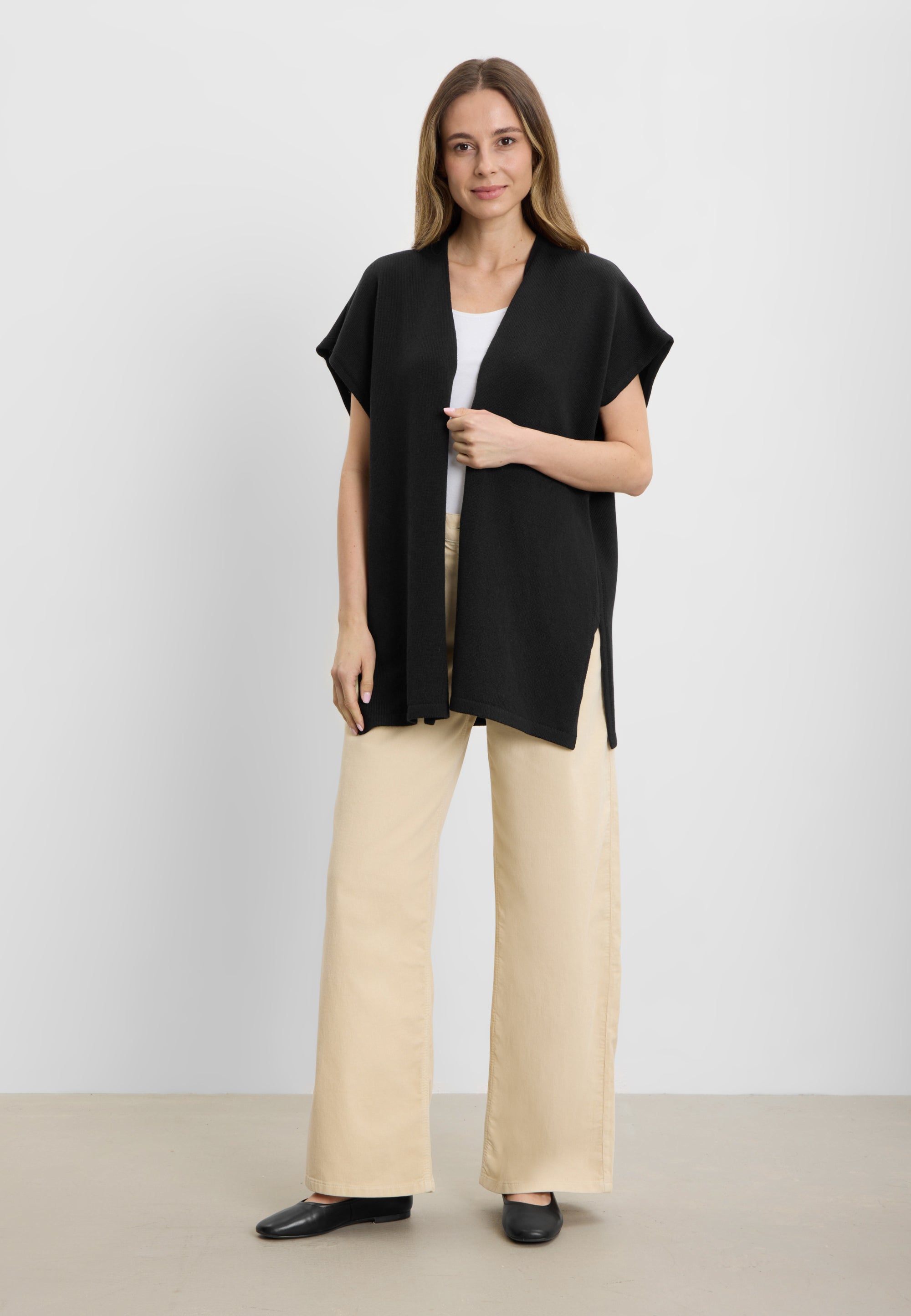 LAURIE Isabell vest Regular Schwarz