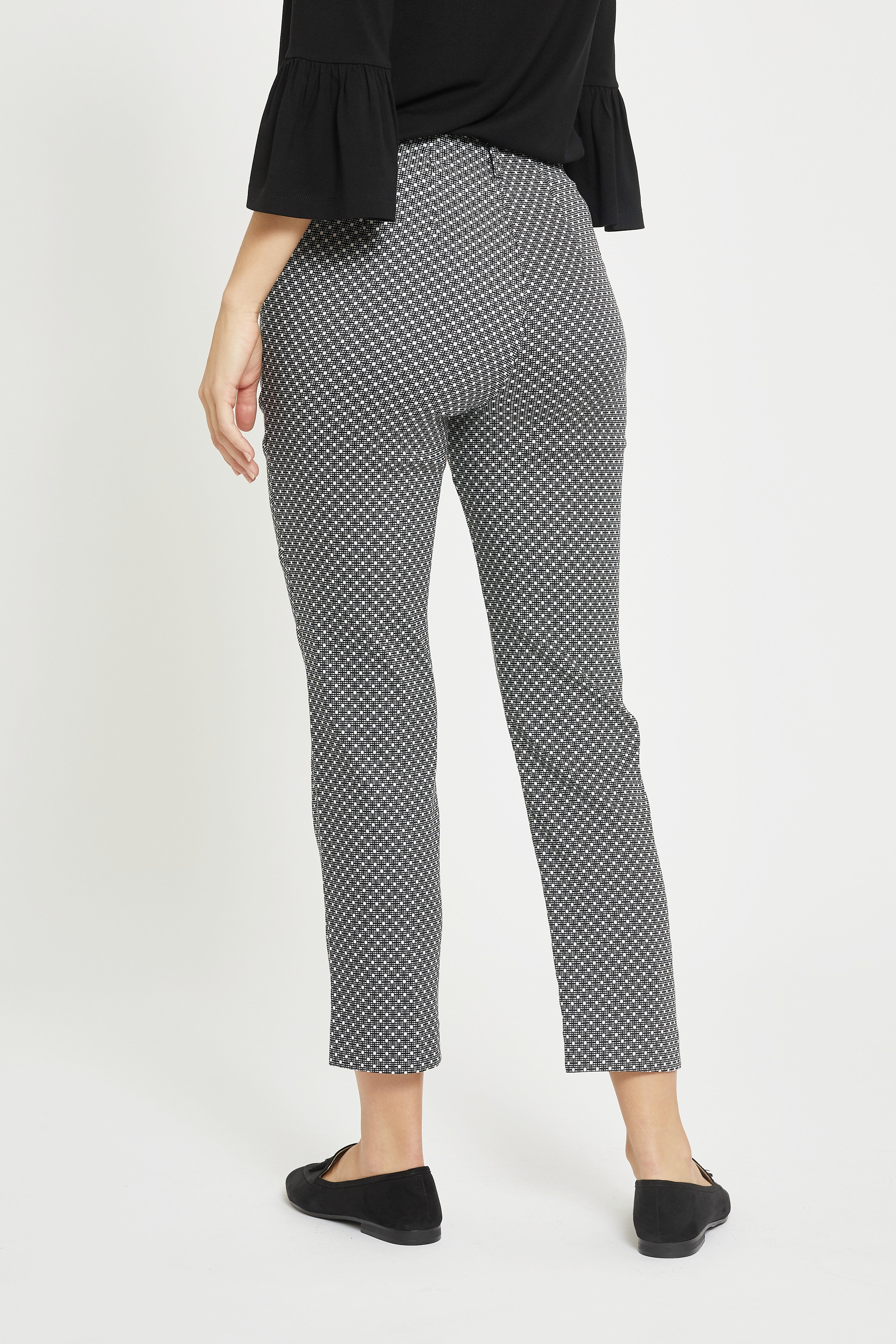 LAURIE Kelly - Crop Regular Marine jacquard