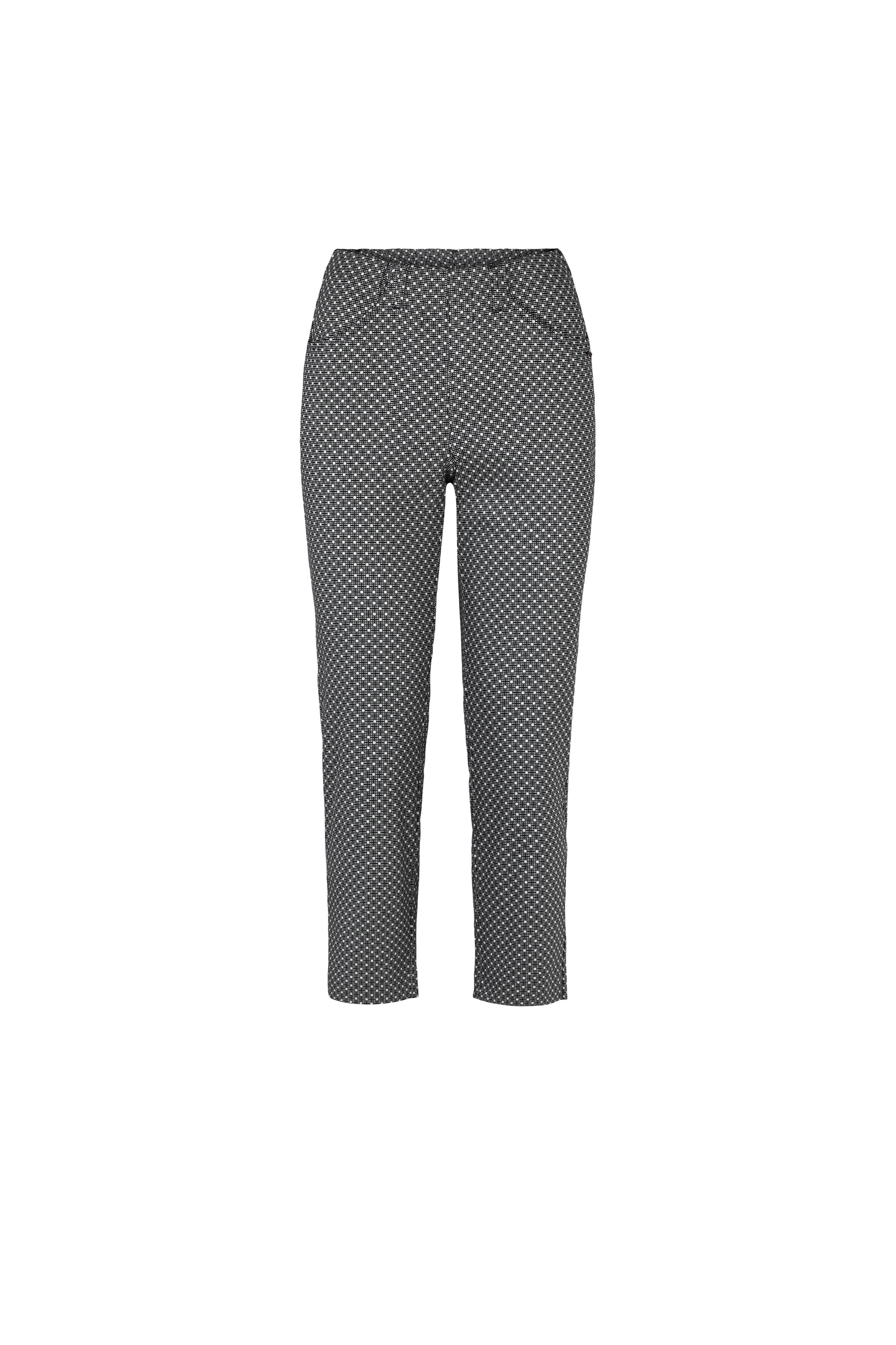 LAURIE Kelly - Crop Regular Marine jacquard