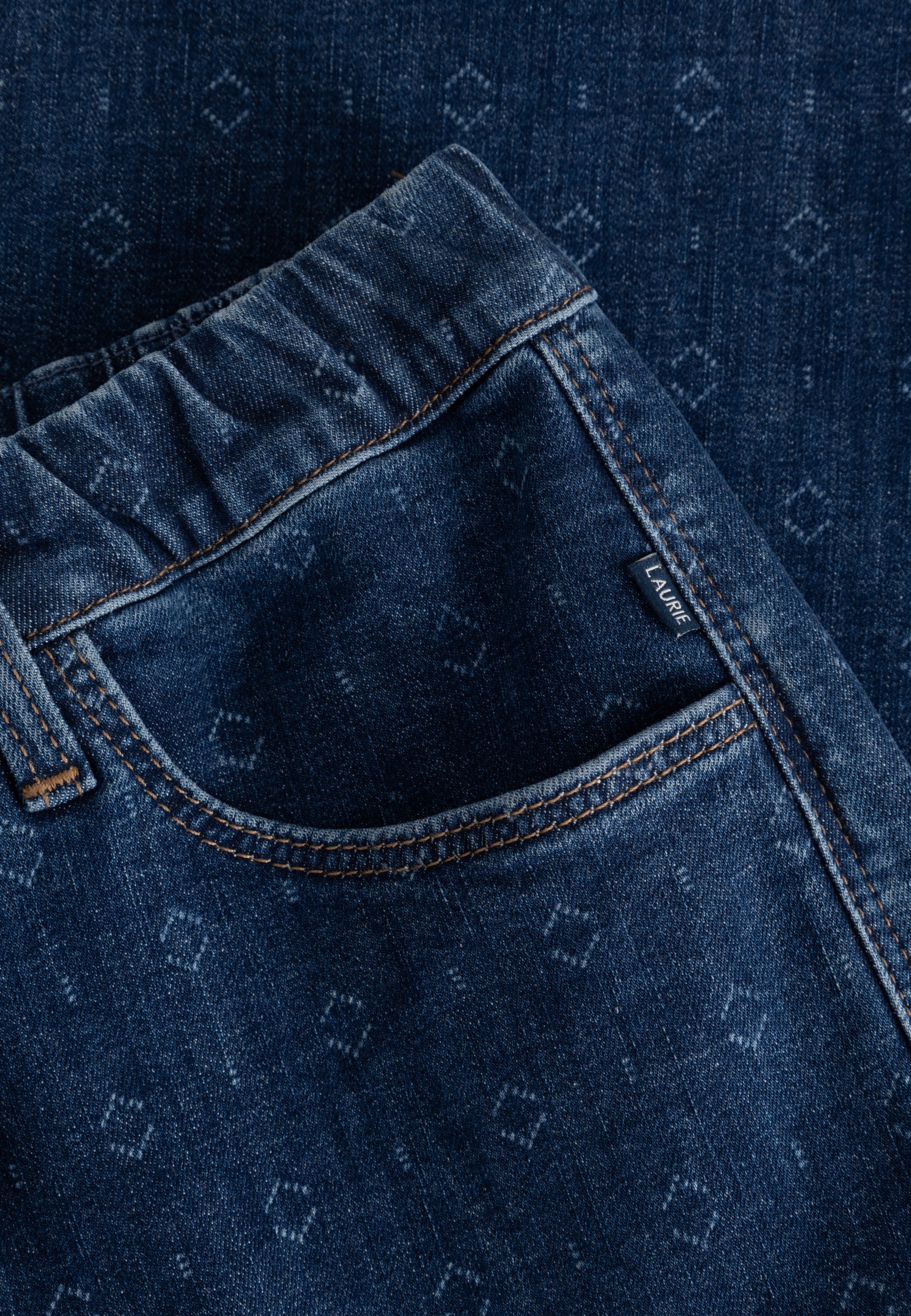 LAURIE Kelly Regular - Short Length Regular 49396 Blue sashiko