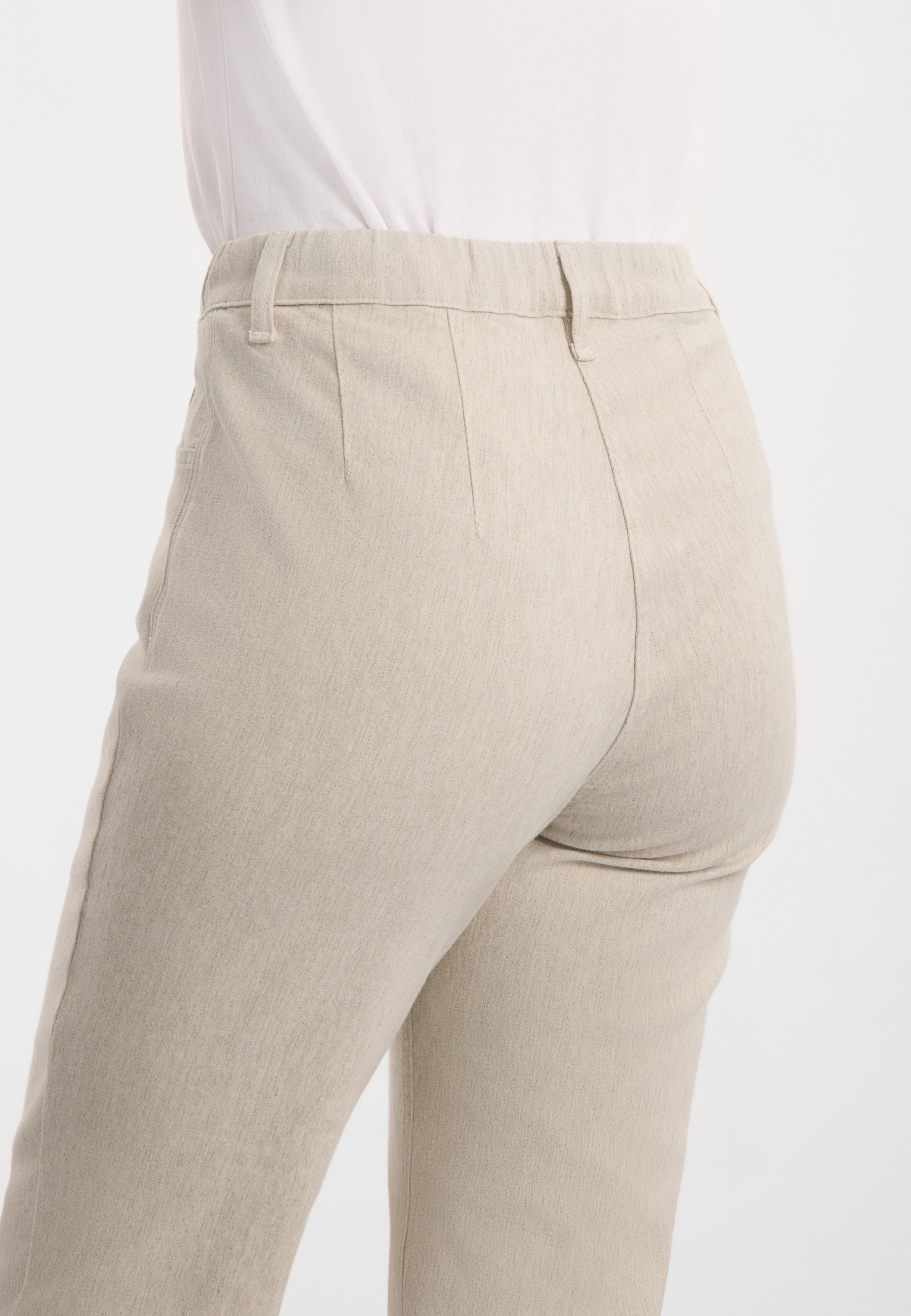 LAURIE Kelly Regular Cropped Regular 25199 Grey sand hemp