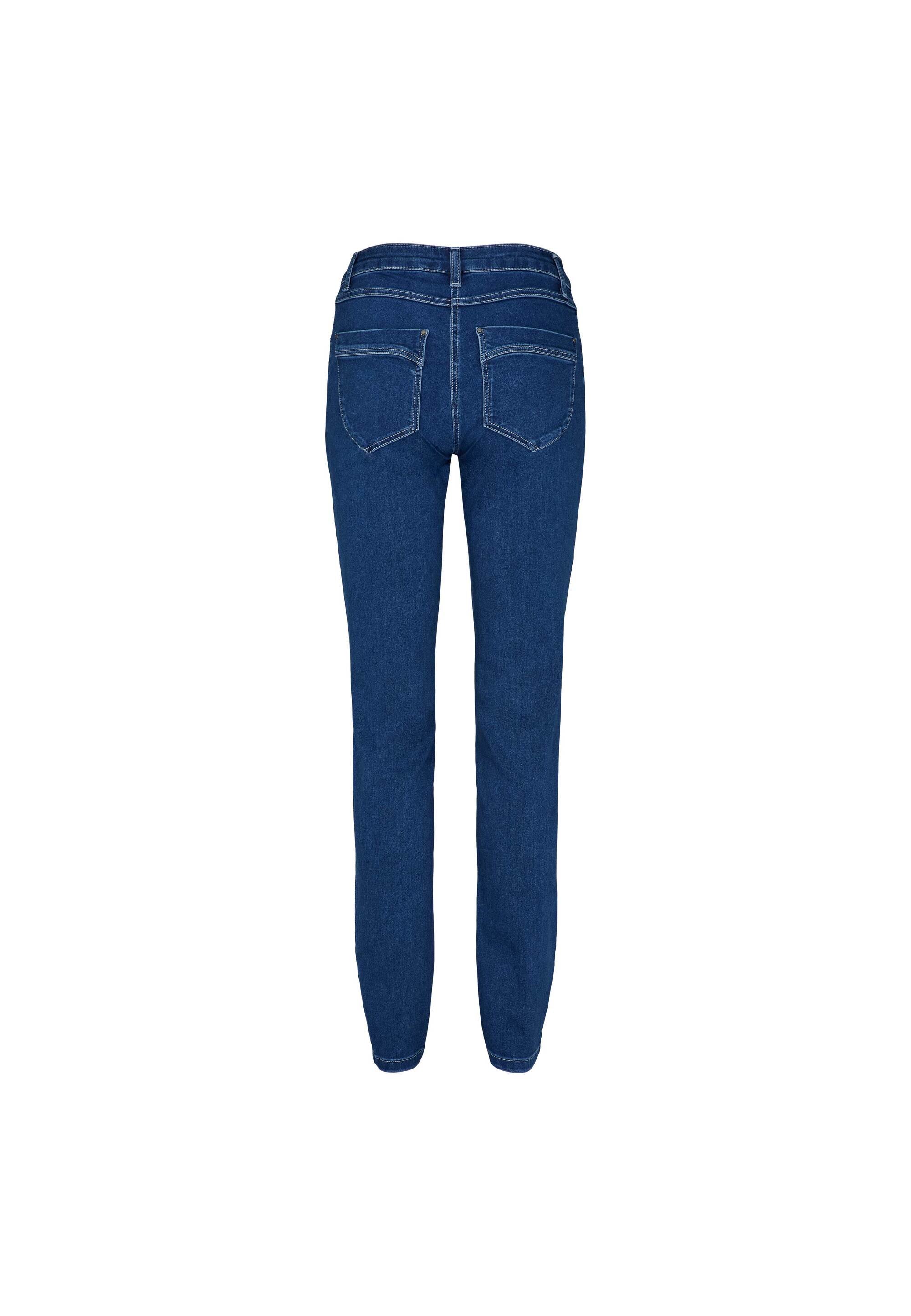 LAURIE Laura Slim - Medium Length Slim Mittelblauer denim