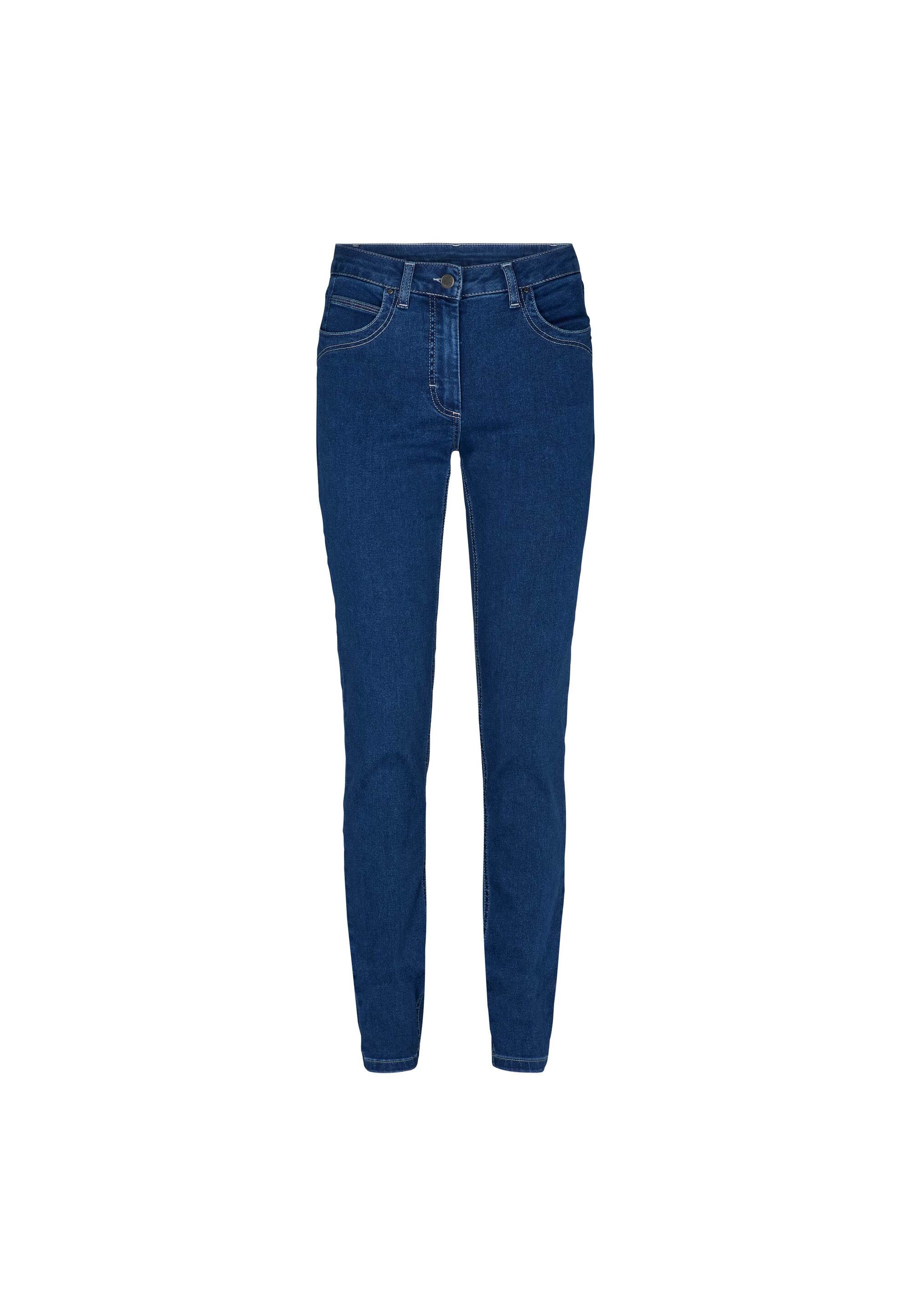 LAURIE Laura Slim - Medium Length Slim Mittelblauer denim