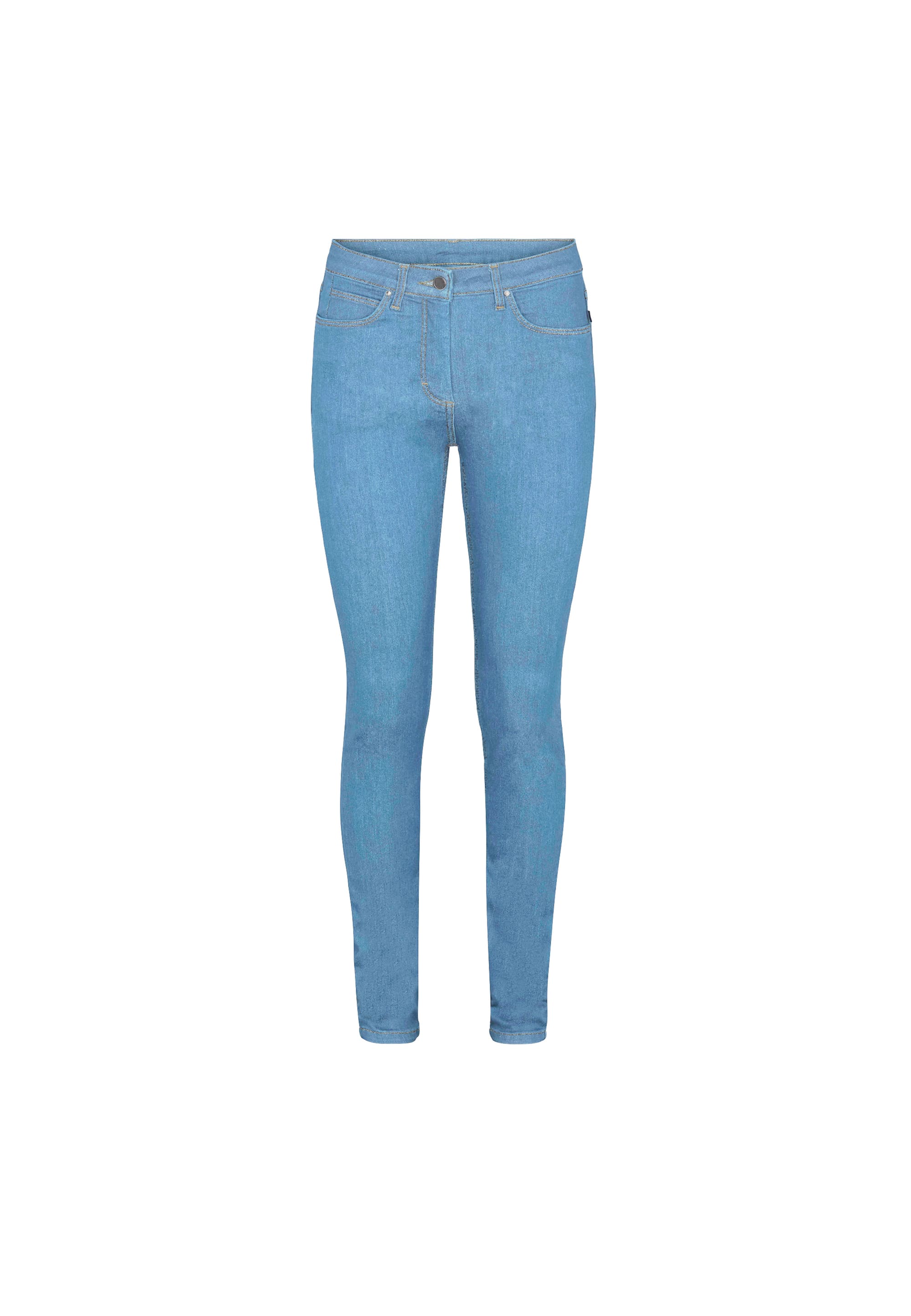LAURIE Laura Slim - Medium Length Trousers SLIM 49301 Light Blue Denim