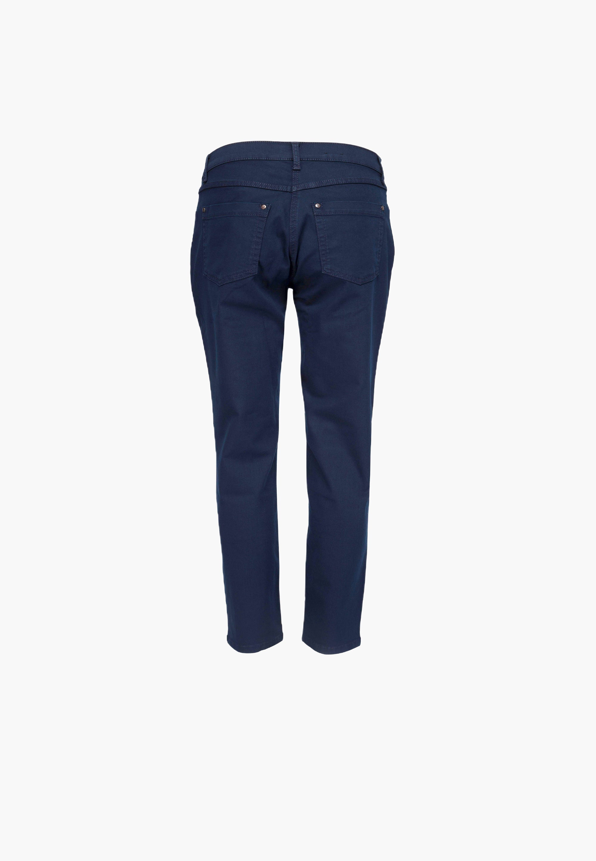 LAURIE  Laura Slim - Short Length Trousers SLIM Marine