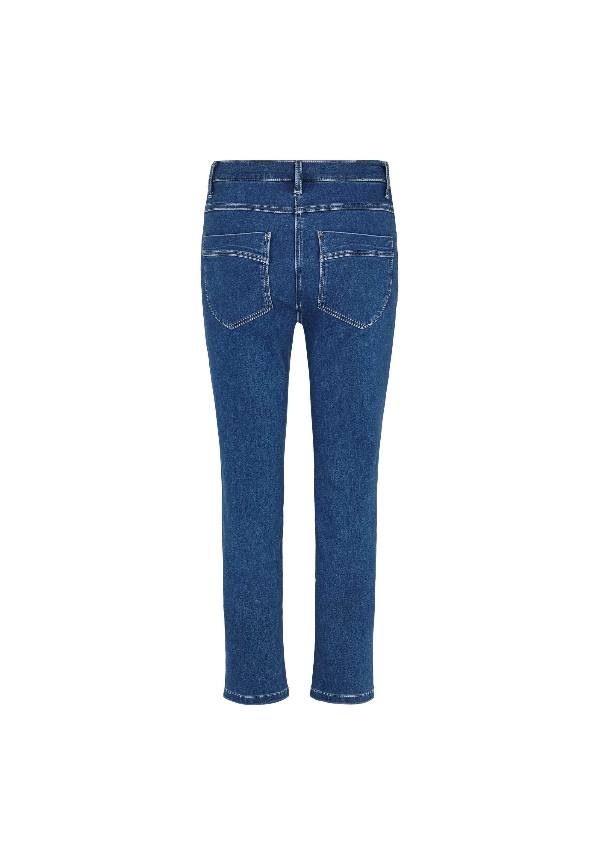 LAURIE  Laura Slim Crop Slim Mittelblauer denim