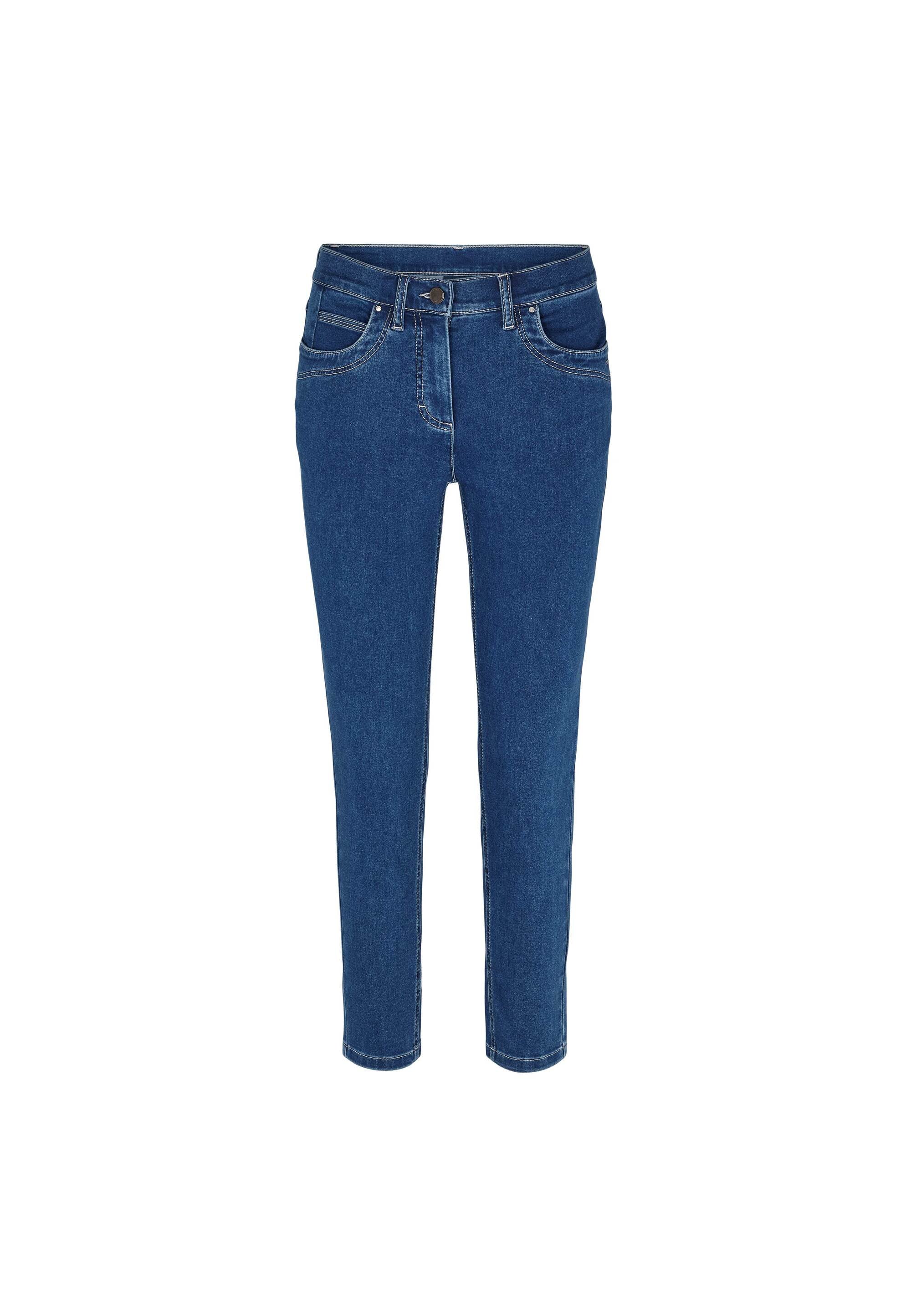 LAURIE  Laura Slim Crop Slim Mittelblauer denim
