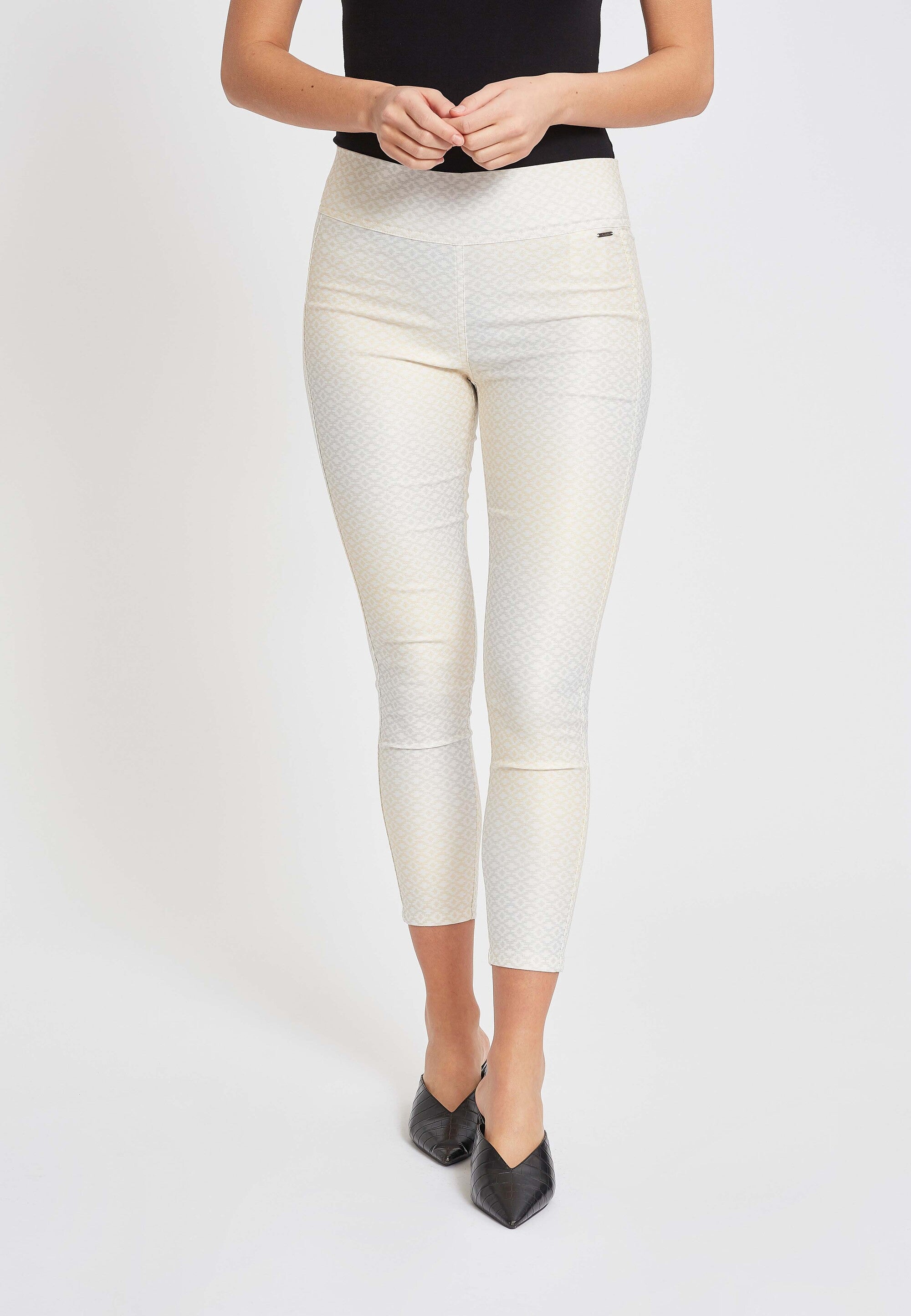 LAURIE  Maya 2 Skinny Crop Skinny Goldener silberglanz