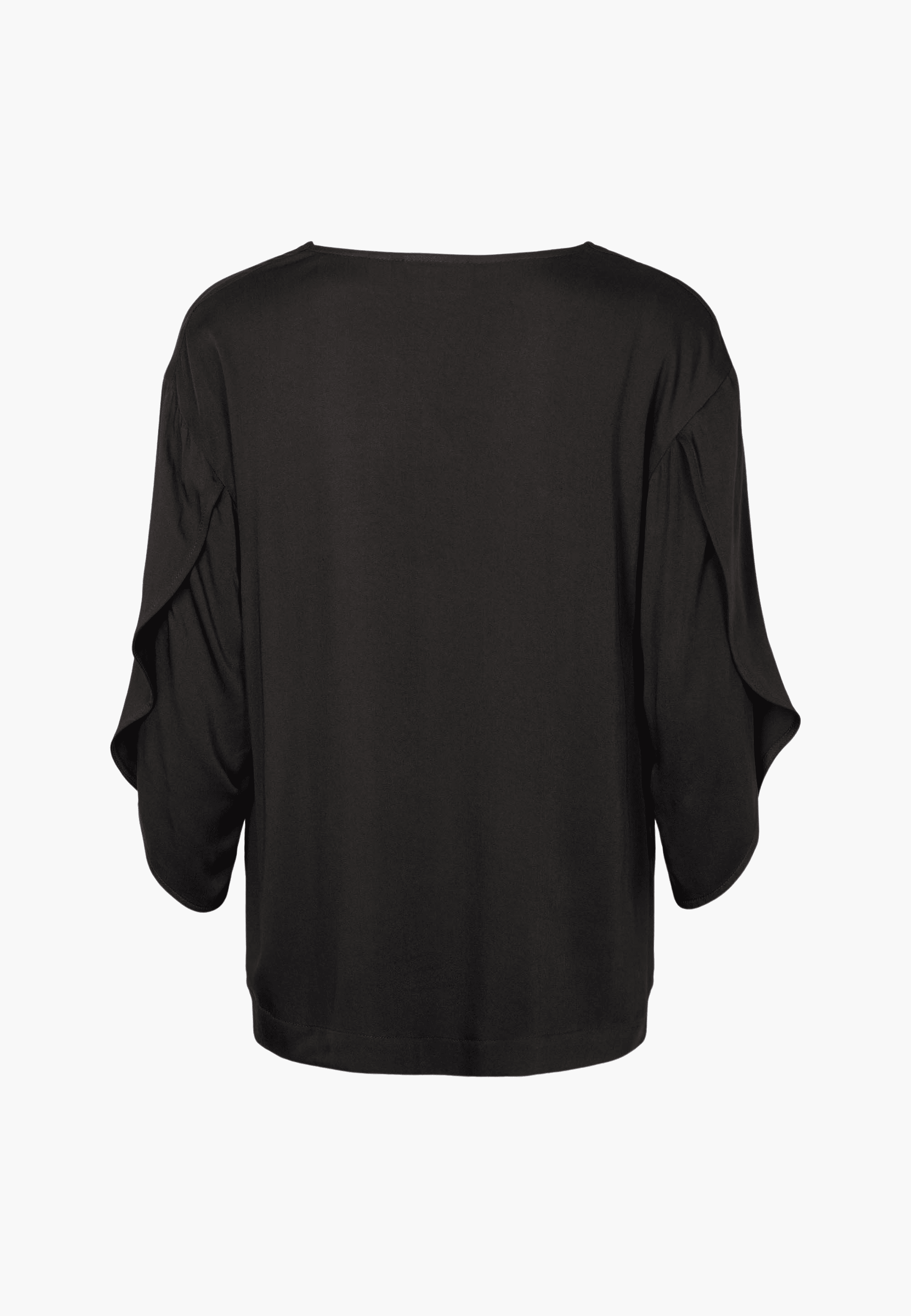 LAURIE Nadine Blouse 3/4 sleeves Relaxed Schwarz