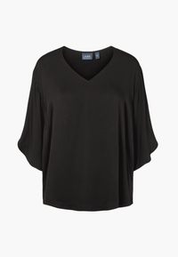 LAURIE Nadine Blouse 3/4 sleeves Relaxed Schwarz