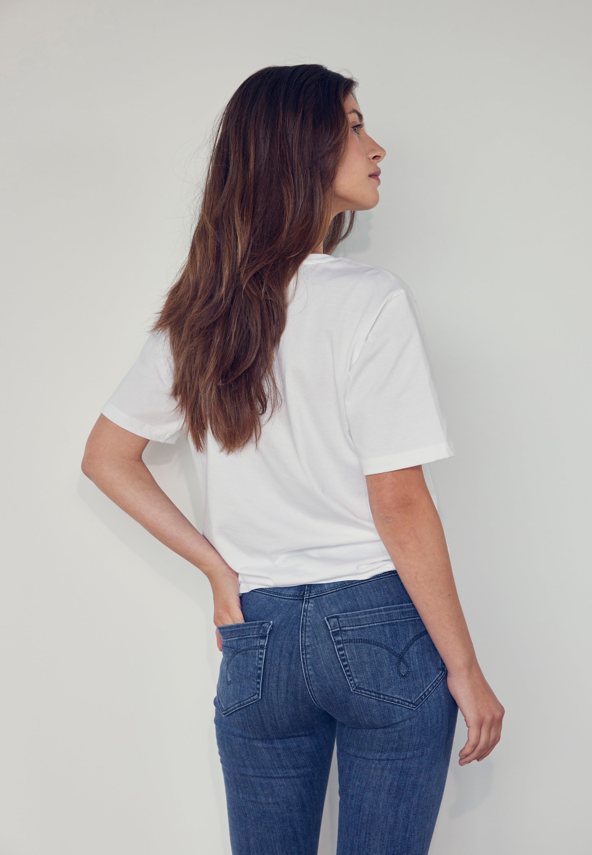 LAURIE  Olivia Skinny - Medium Length Skinny Mittelblauer denim