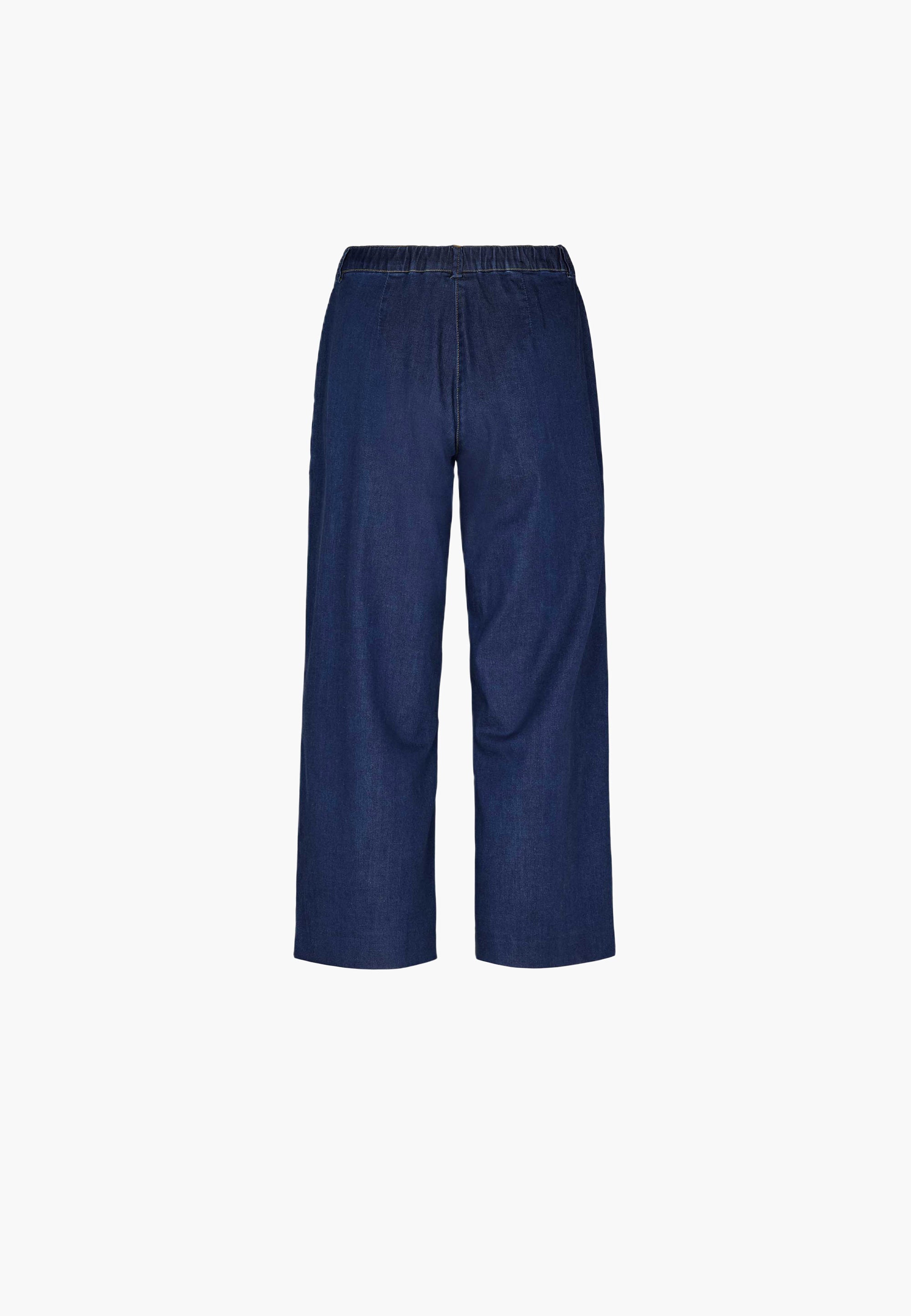 LAURIE Phoebe Loose Crop Trousers LOOSE Mittelblauer denim