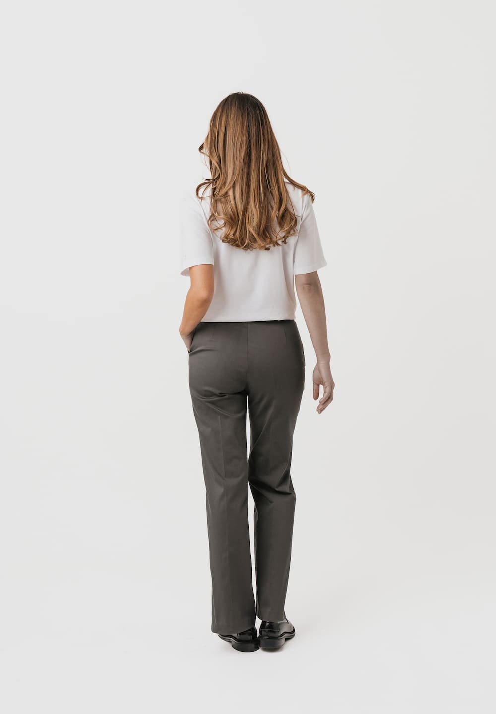 LAURIE Phoebe Loose ML Trousers LOOSE Anthrazit