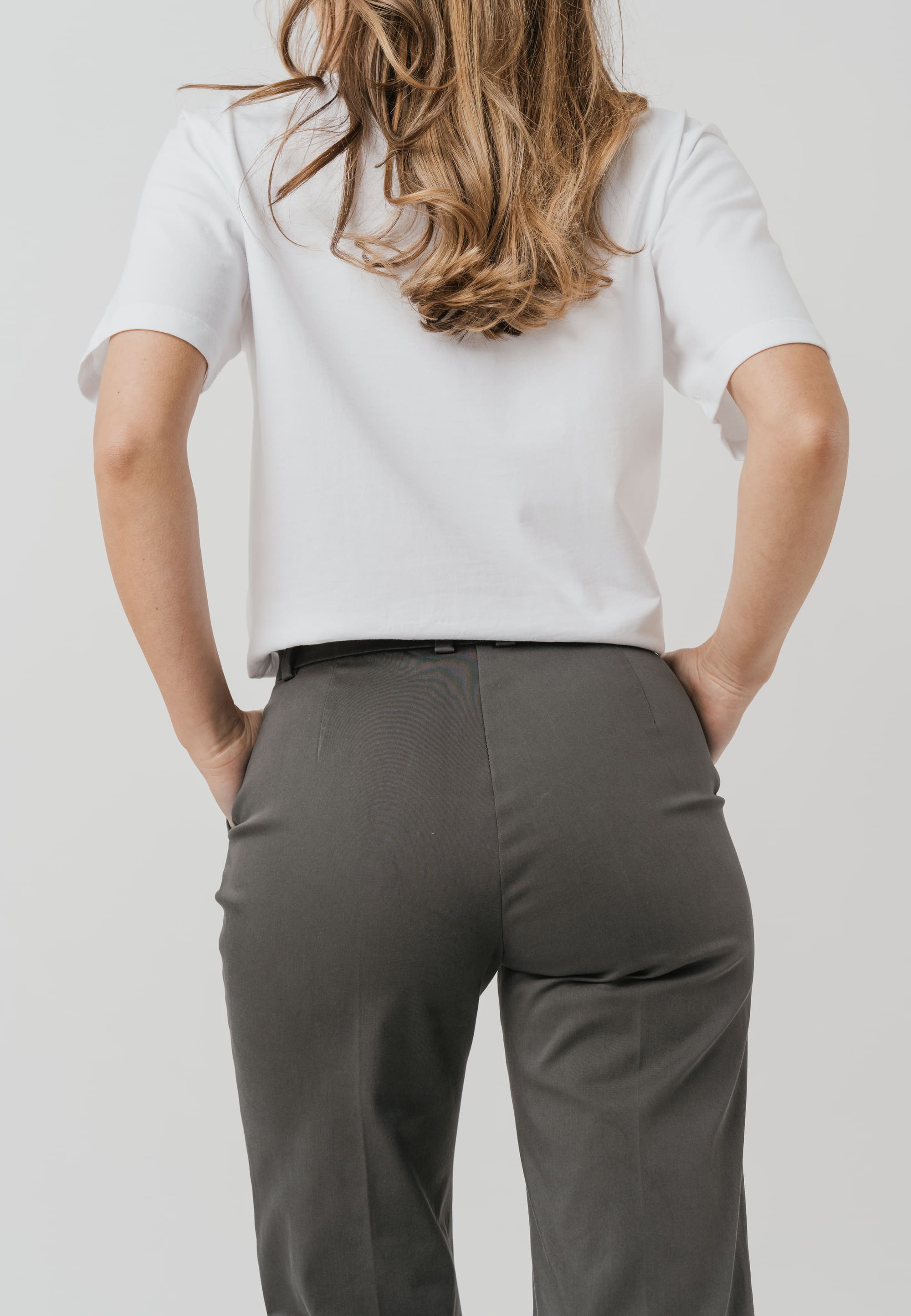 LAURIE Phoebe Loose ML Trousers LOOSE Anthrazit