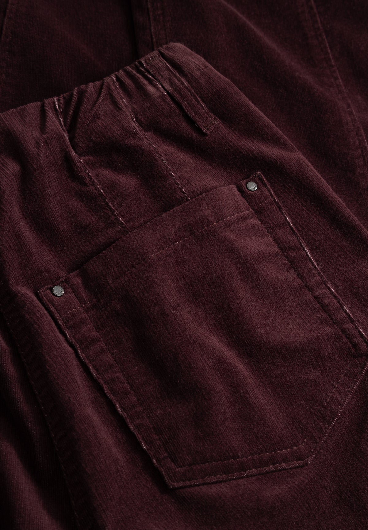 LAURIE Piper Pure Regular Cord - Cropped Regular 68000 Dark Plum