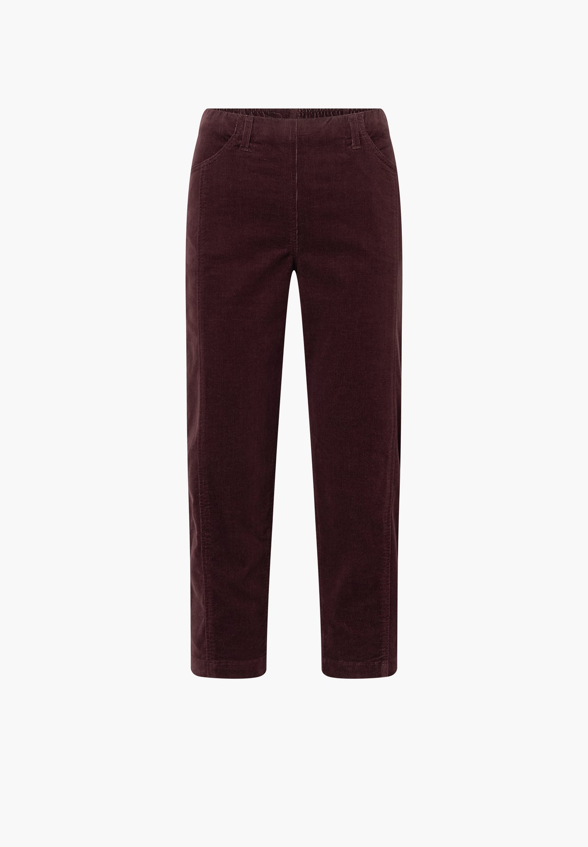 LAURIE Piper Pure Regular Cord - Cropped Regular 68000 Dark Plum
