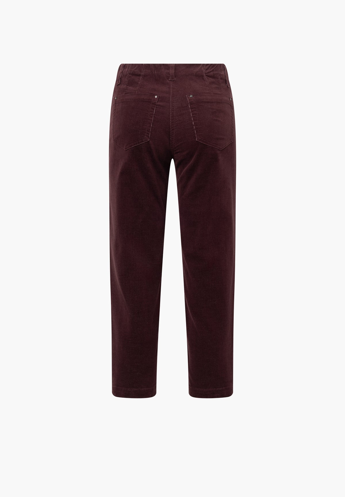 LAURIE Piper Pure Regular Cord - Cropped Regular 68000 Dark Plum