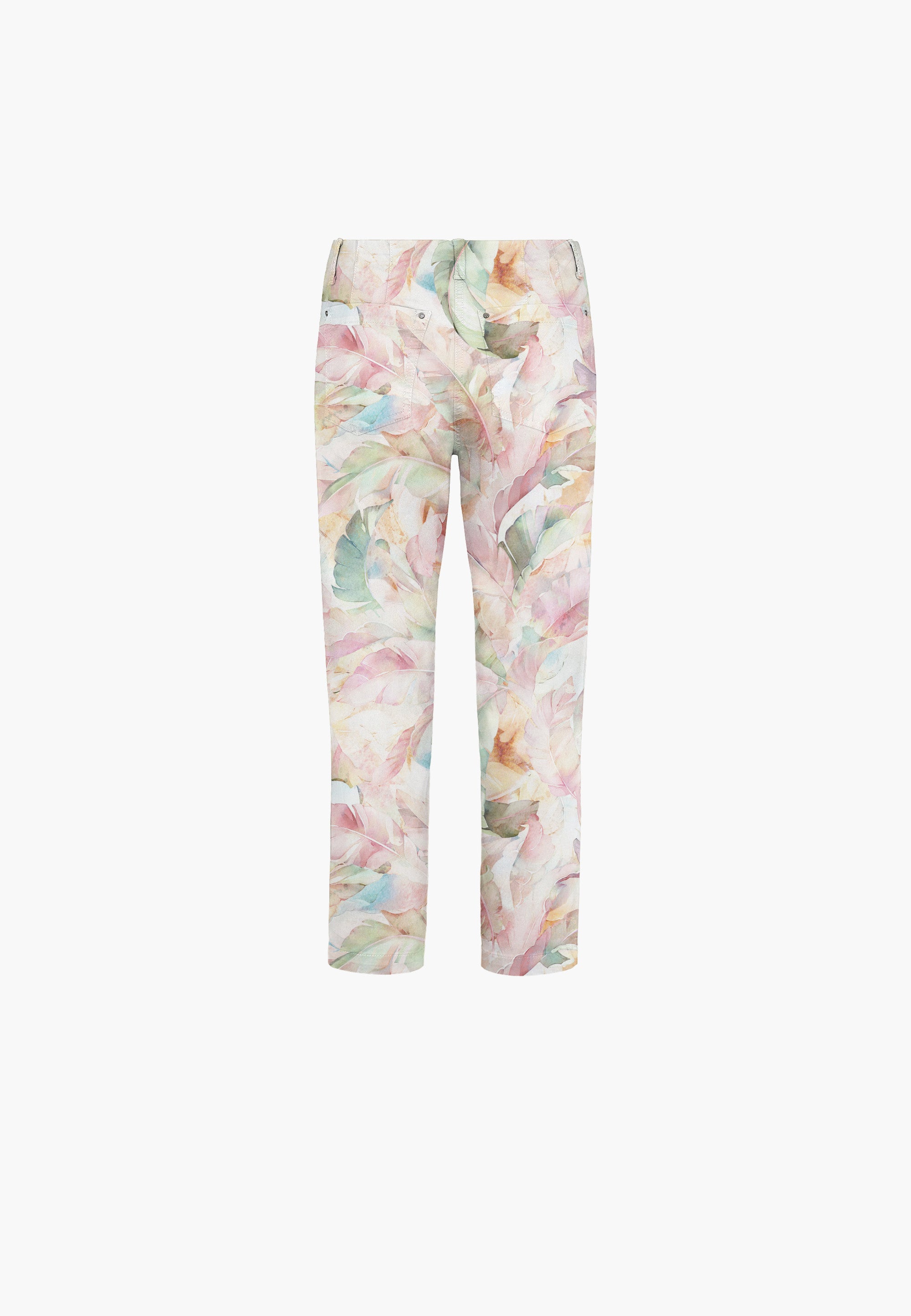 LAURIE Piper Pure Regular Crop Trousers REGULAR 30010 Feather Print