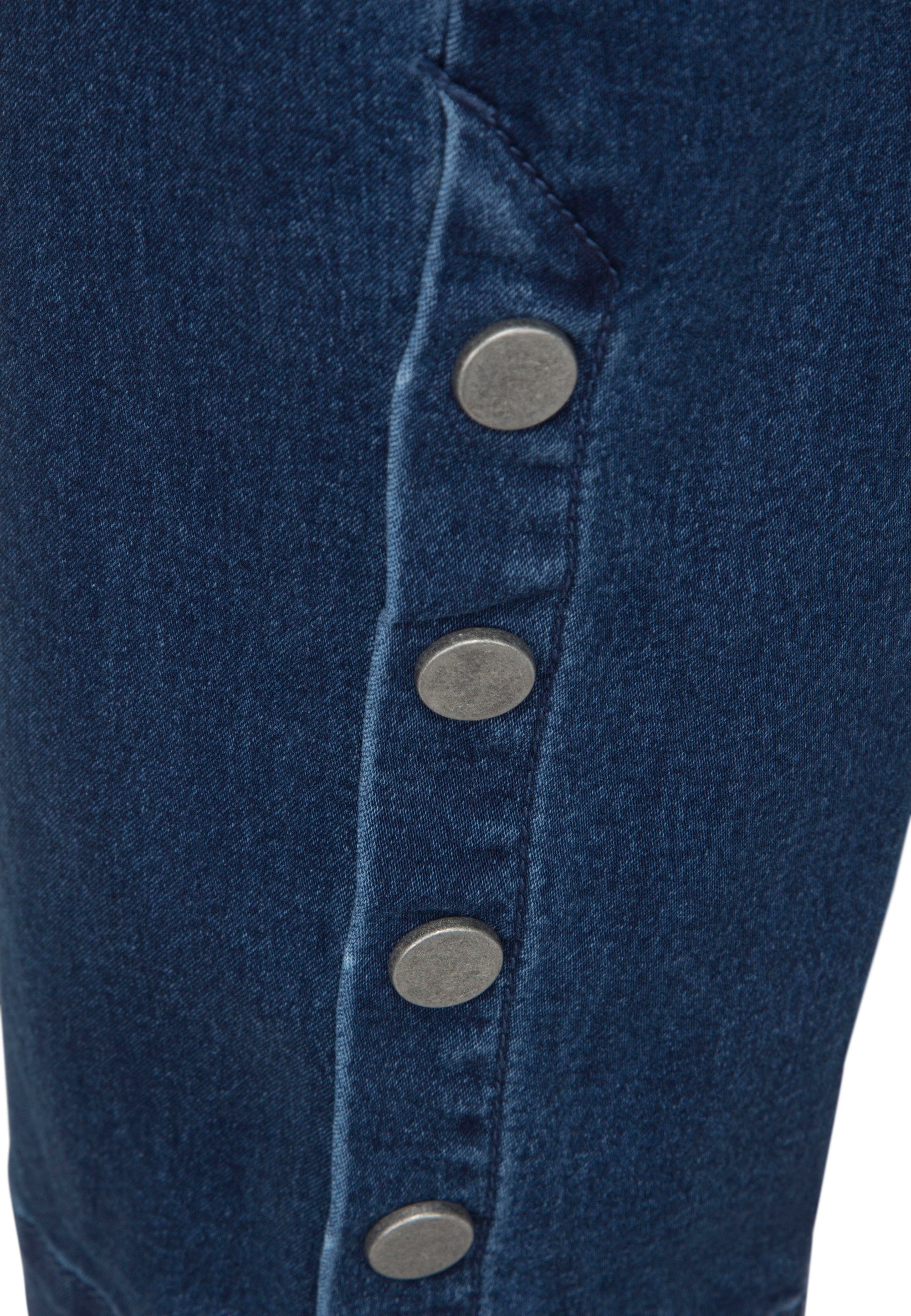 LAURIE Polly Regular Crop Regular Mittelblauer denim