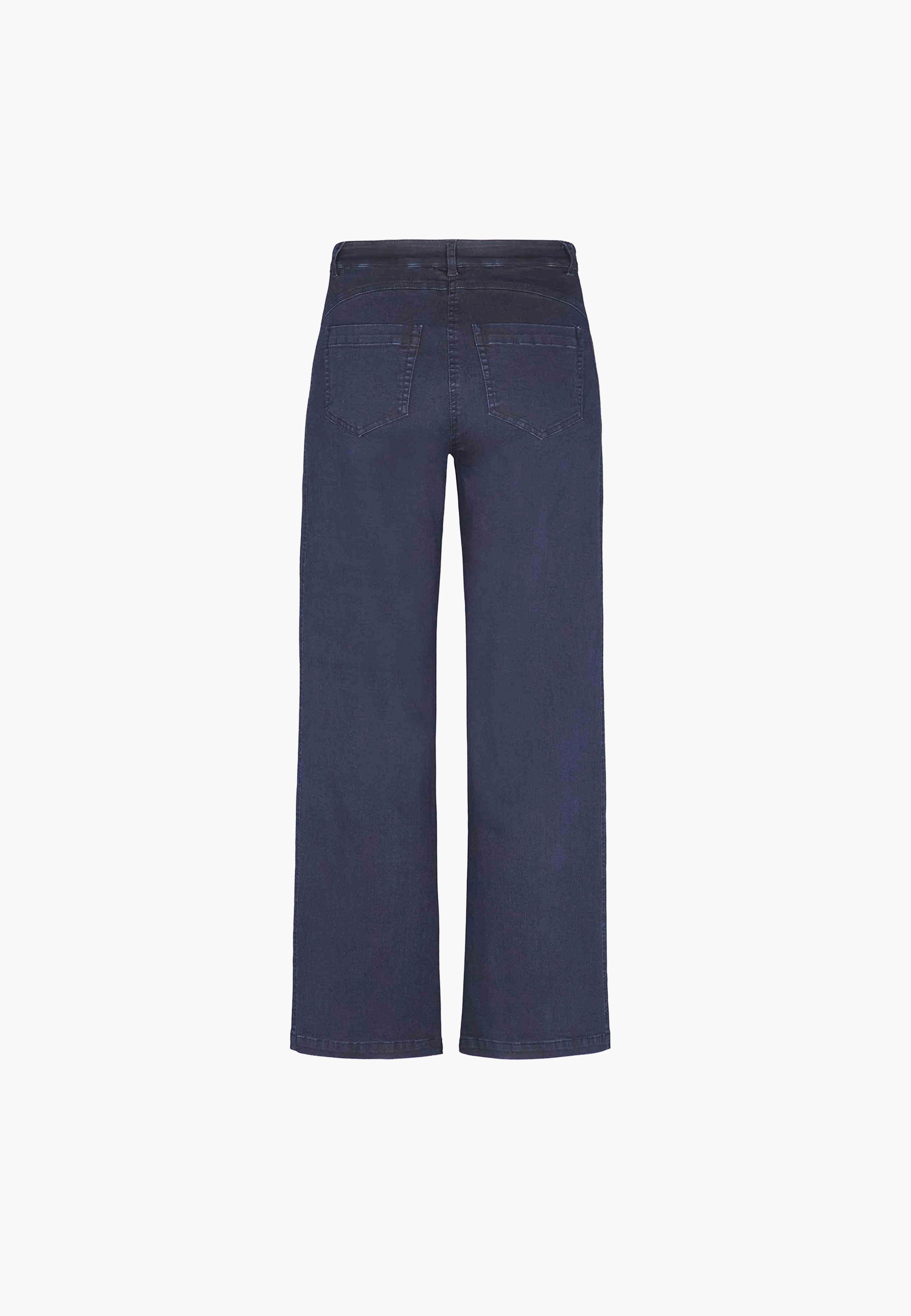 LAURIE  Serene 5-pocket Loose - Medium Length Loose Dunkelblauer denim