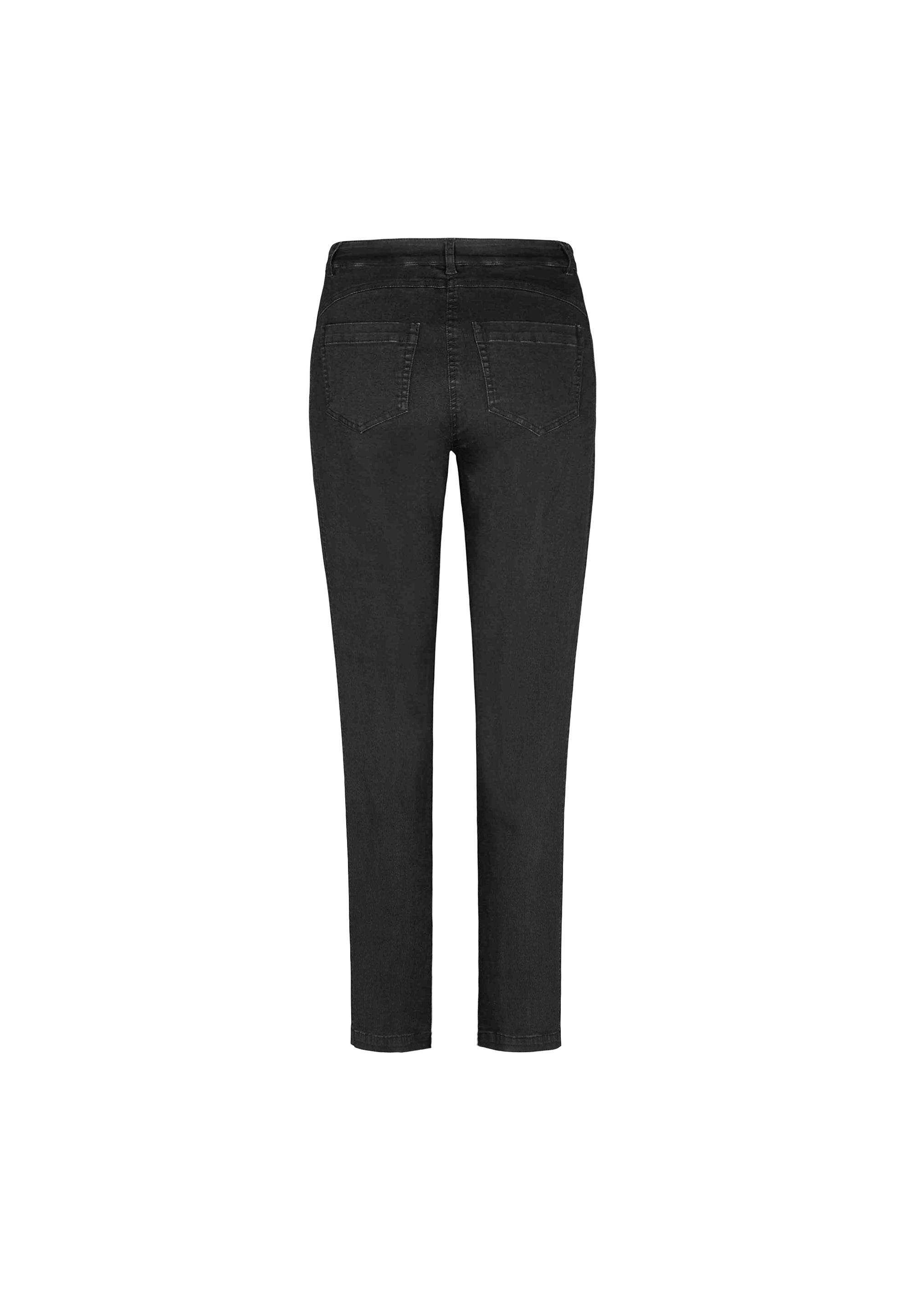 LAURIE Serene 5-pocket Slim - Medium Length Trousers SLIM Schwarz