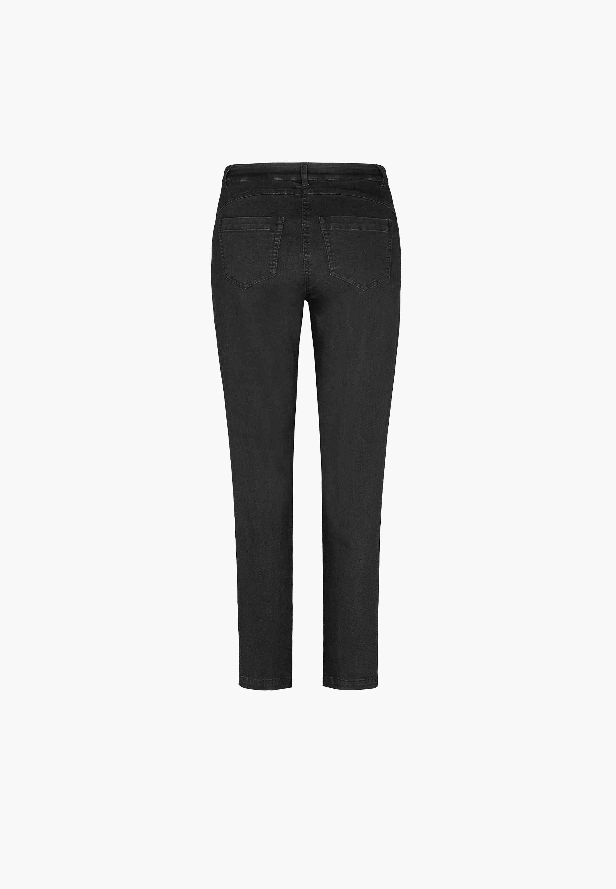 LAURIE  Serene 5-pocket Slim - Short Length Trousers SLIM Schwarz