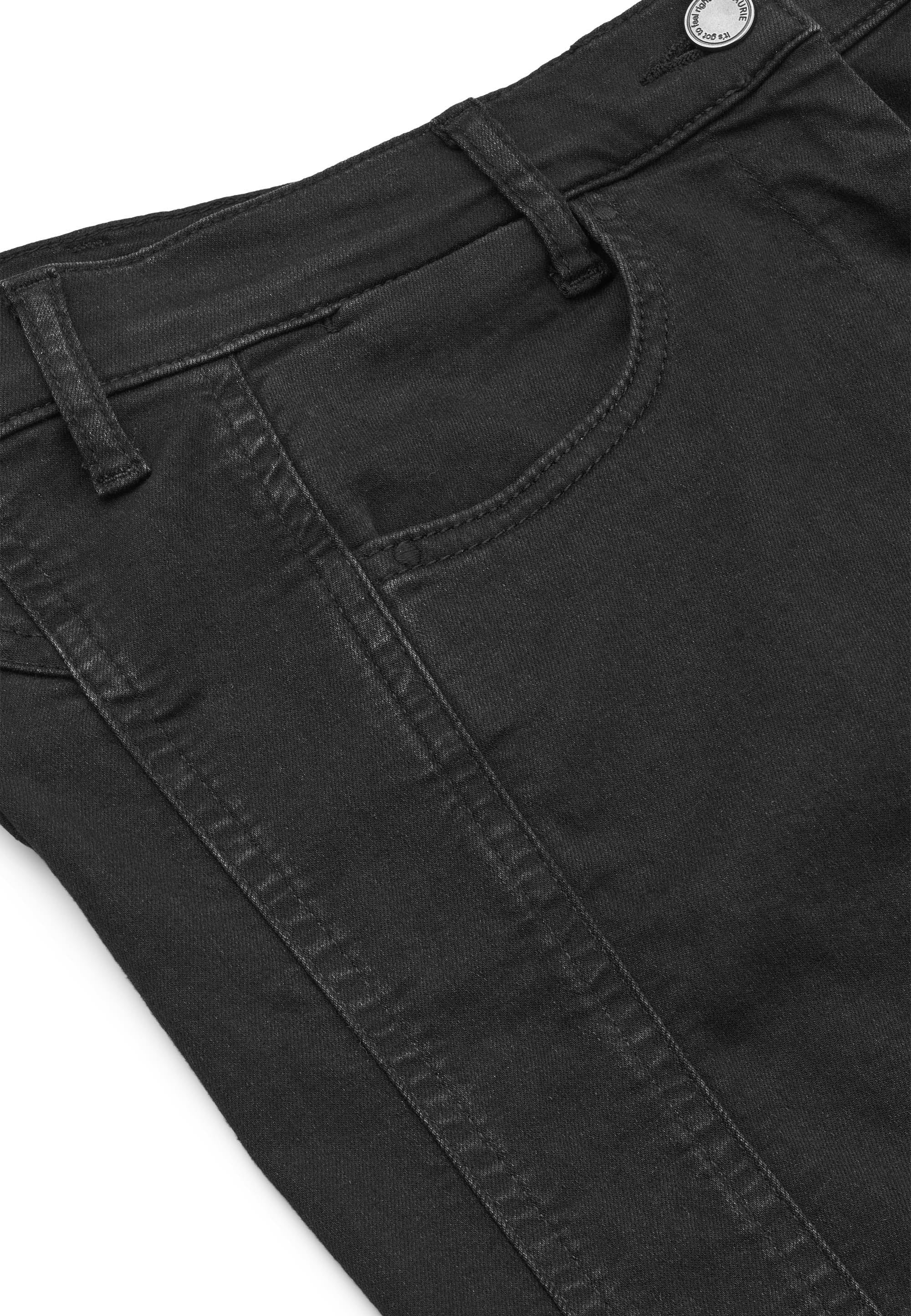 LAURIE  Serene 5-pocket Slim - Short Length Trousers SLIM Schwarz