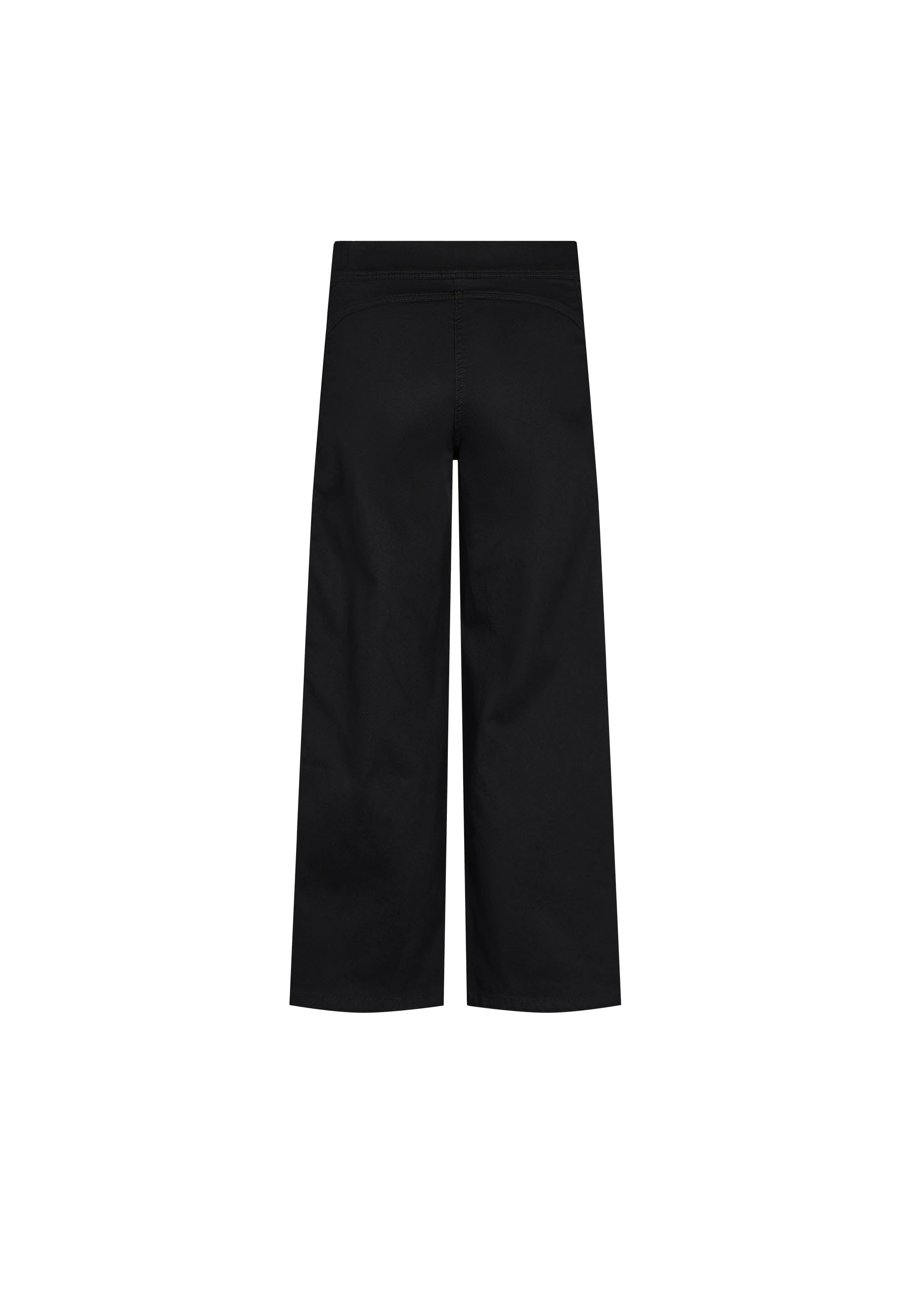 LAURIE Serene Loose - Extra Short Length Trousers LOOSE Schwarz