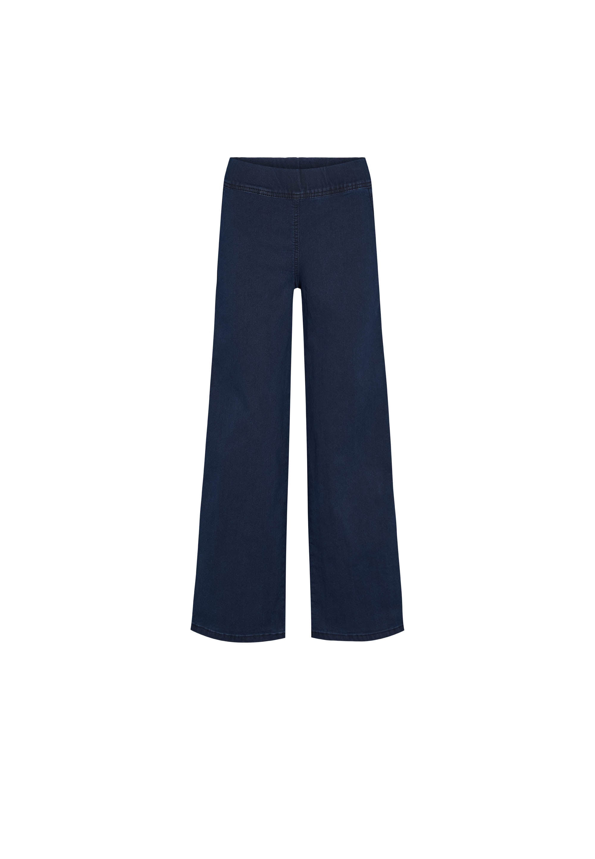 LAURIE Serene Loose - Extra Short Length Trousers LOOSE Dunkelblauer denim