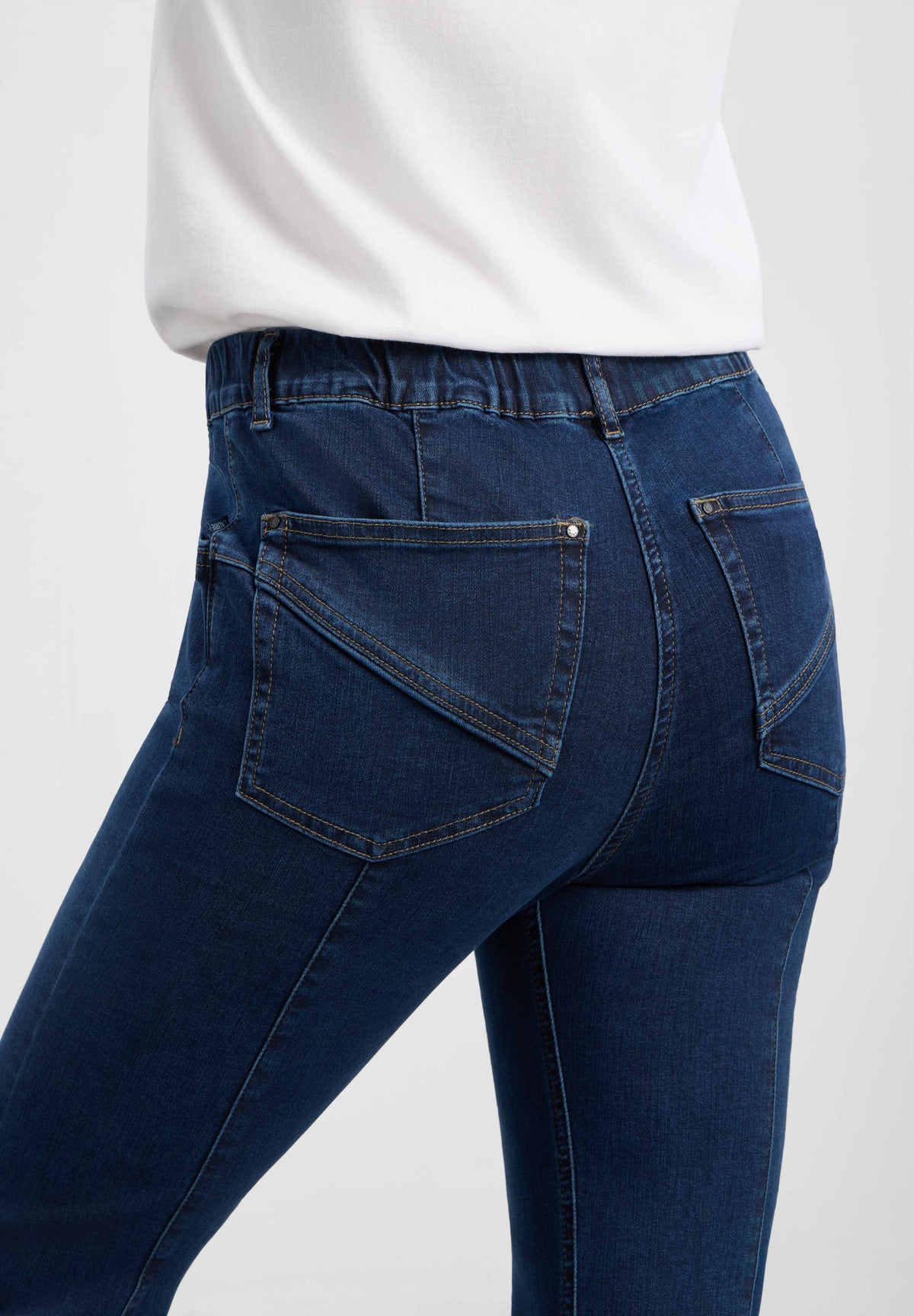 LAURIE Slender Rouge Regular - Short Length Regular Dunkelblauer denim