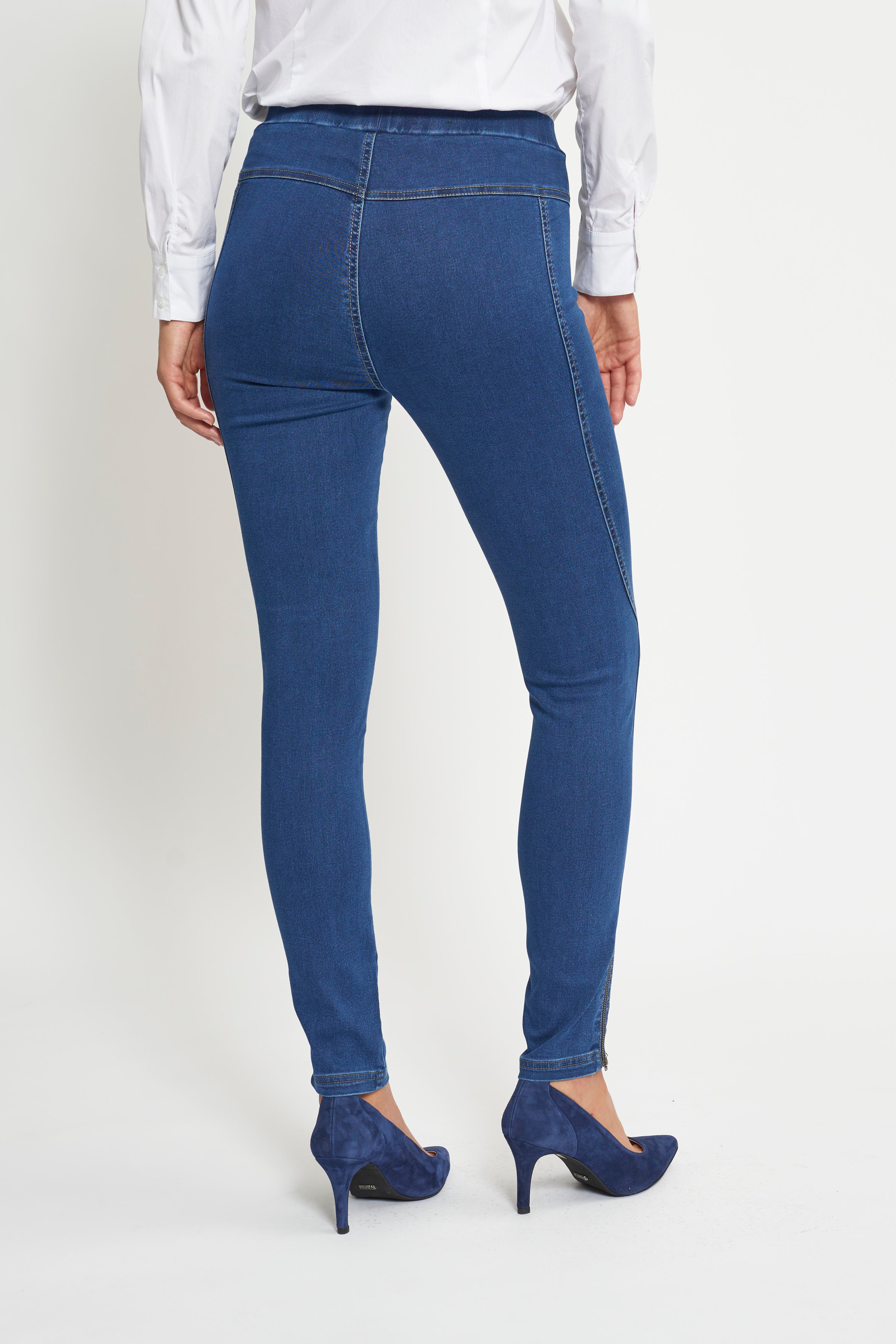 LAURIE Stella Skinny - Short Length Skinny Mittelblauer denim