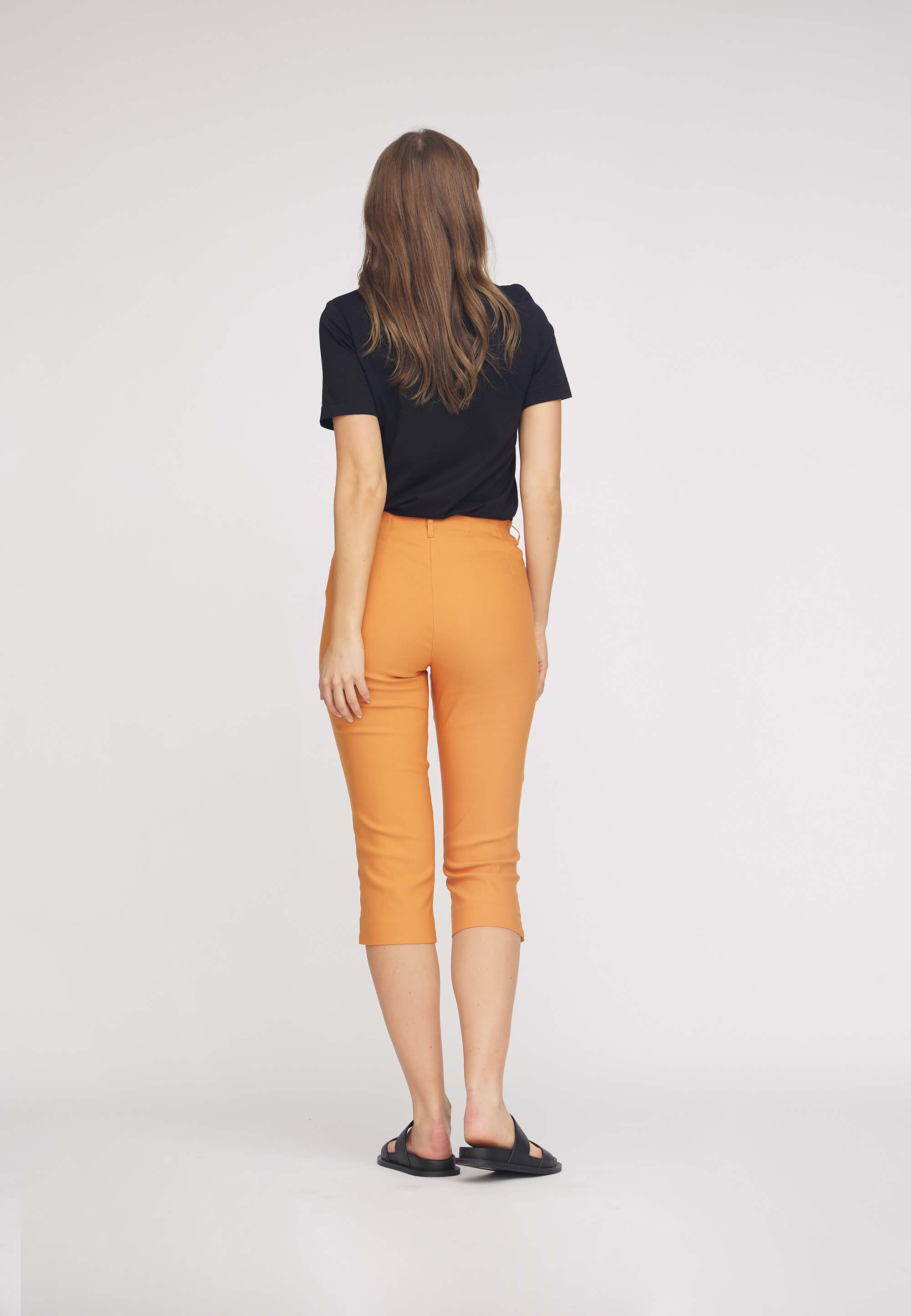 LAURIE Taylor Regular Capri Medium Length Regular Dunkle aprikose