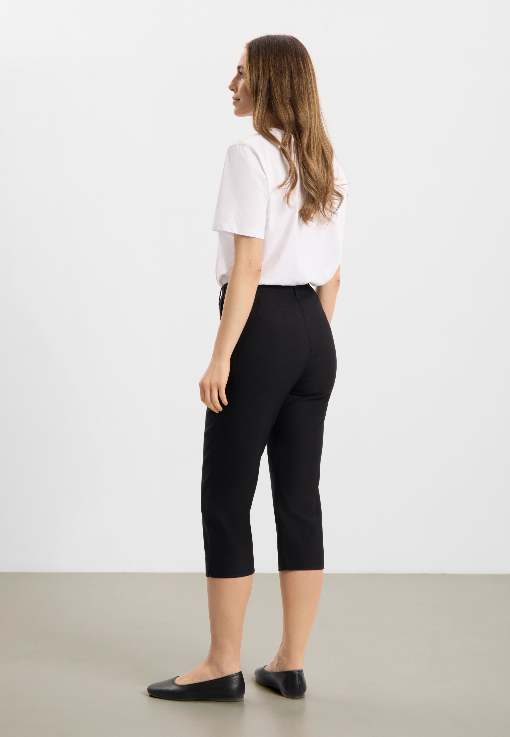 LAURIE Taylor Regular Capri Medium Length Regular Schwarz