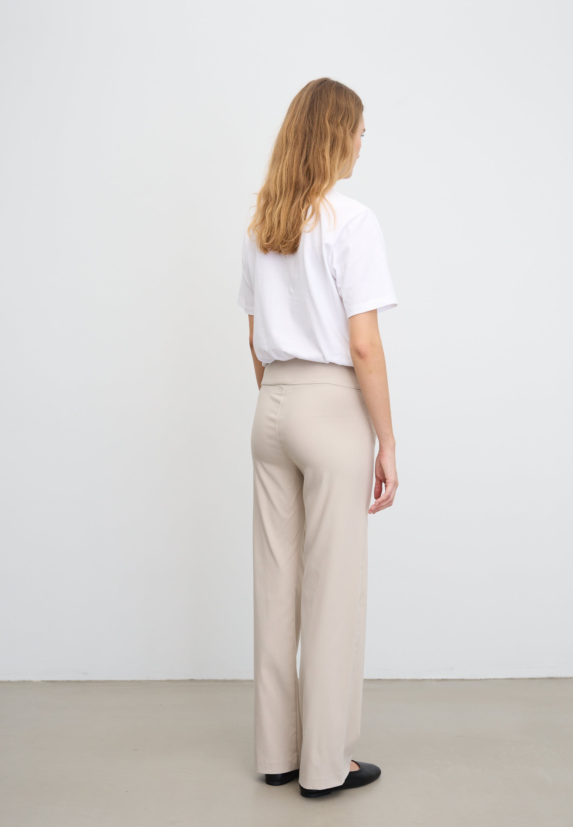 LAURIE  Thea Straight - Medium Length Trousers STRAIGHT Grau sand