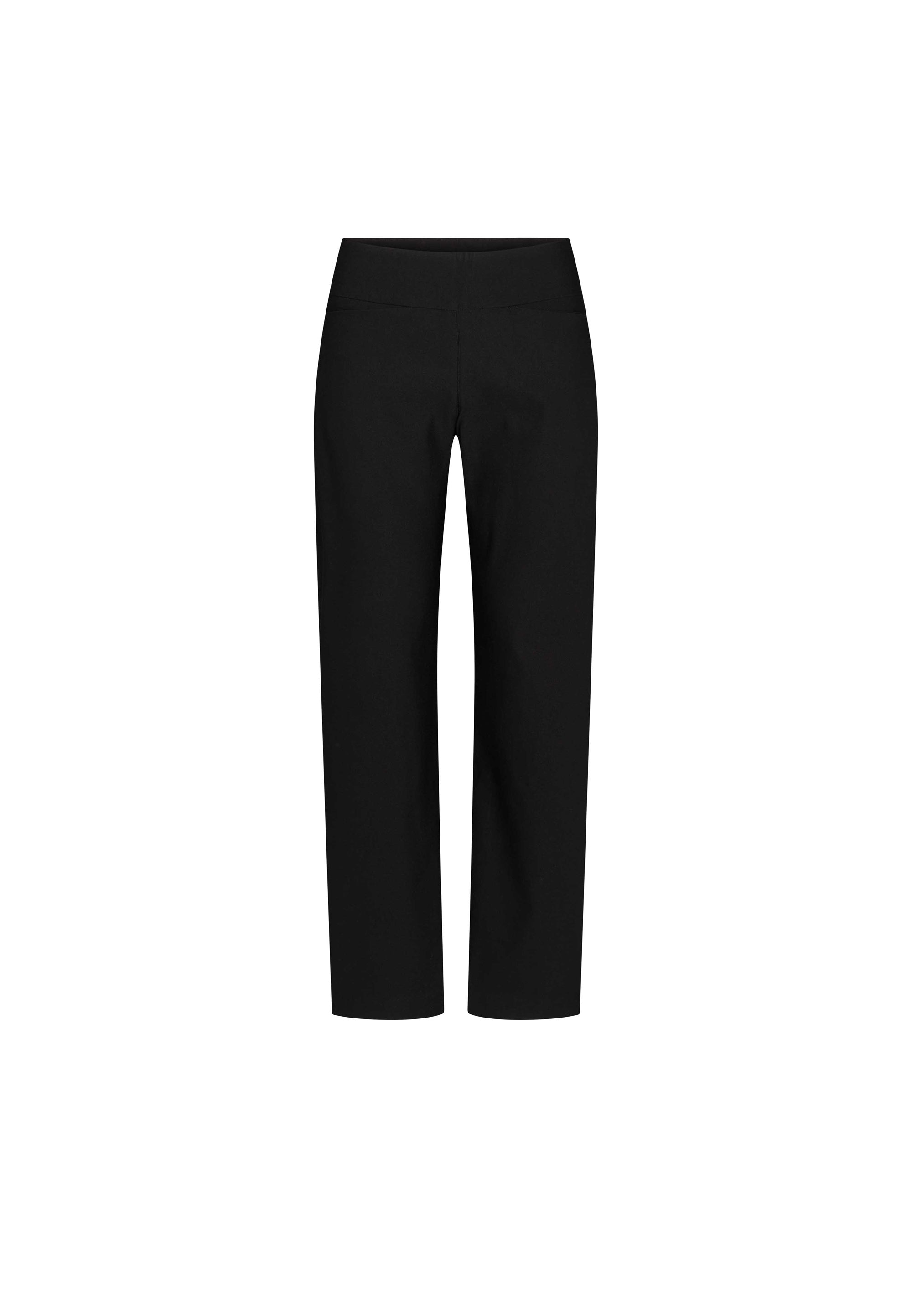 LAURIE Thea Straight - Short Length Trousers STRAIGHT Schwarz