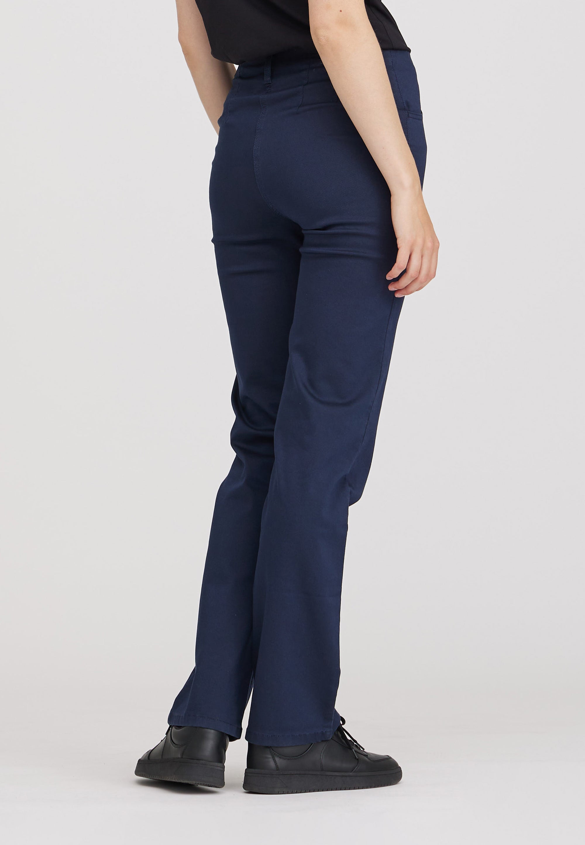 LAURIE  Tracy Straight - Medium Length Trousers STRAIGHT Marine