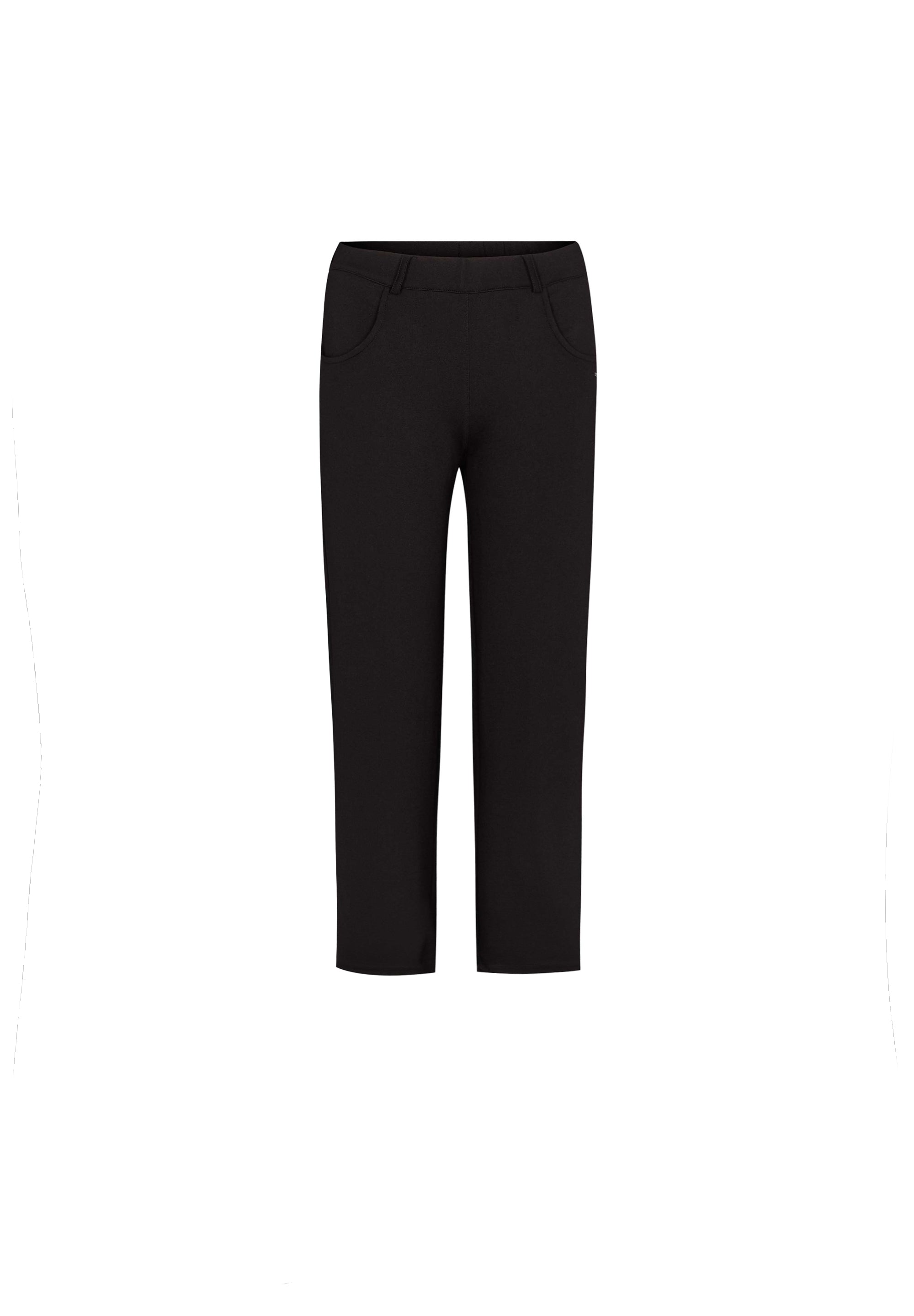 LAURIE Tracy Straight Crop Trousers STRAIGHT Schwarz