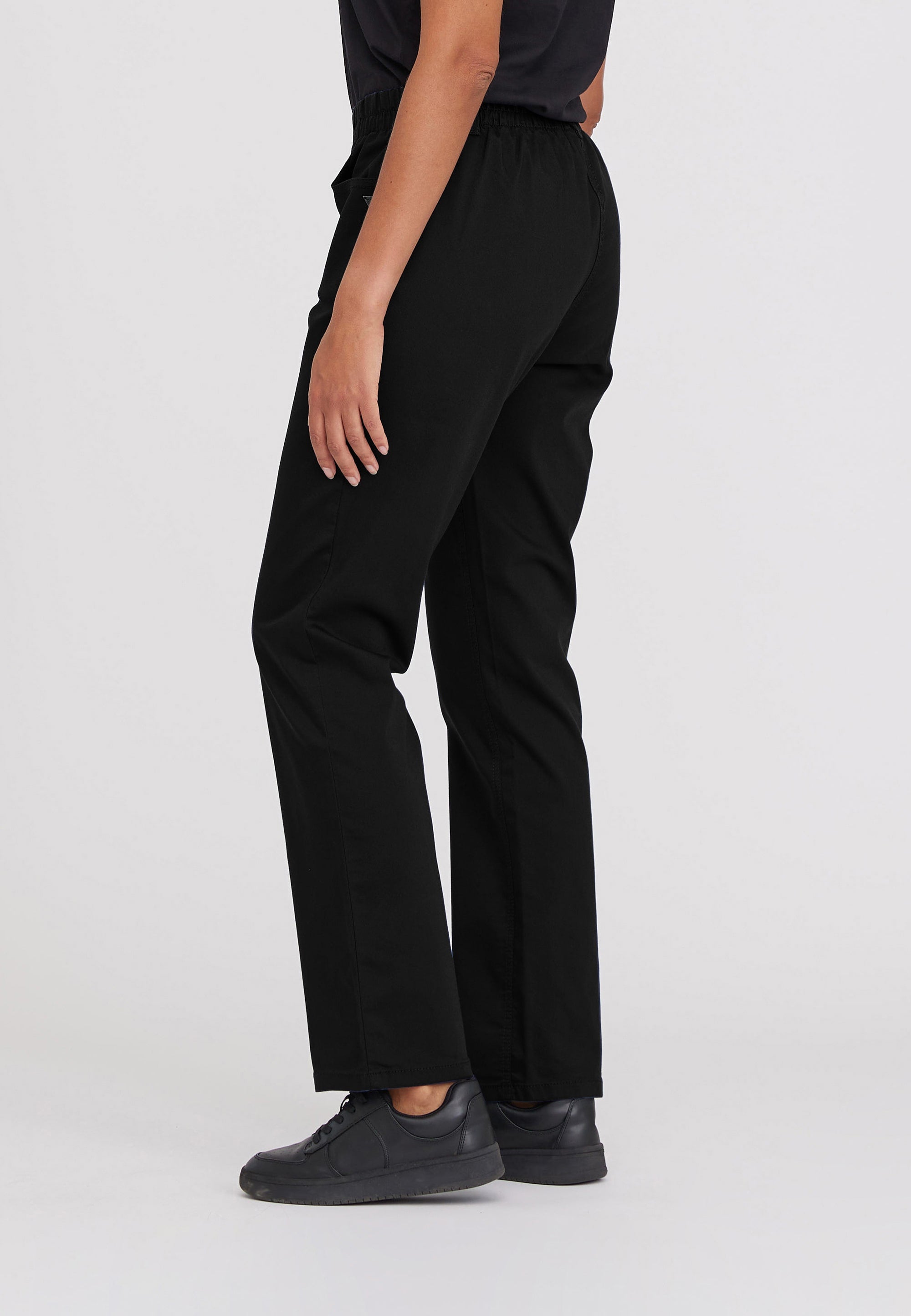 LAURIE  Violet Relaxed - Medium Length Trousers RELAXED Schwarz