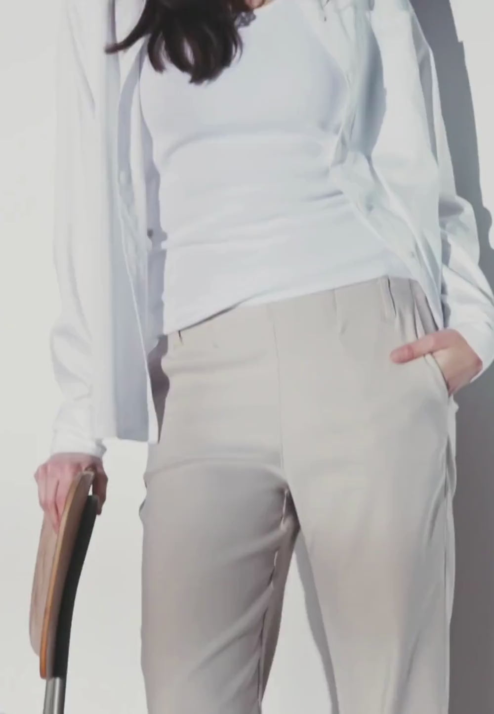 LAURIE Taylor Regular - Medium Length Regular Grau sand